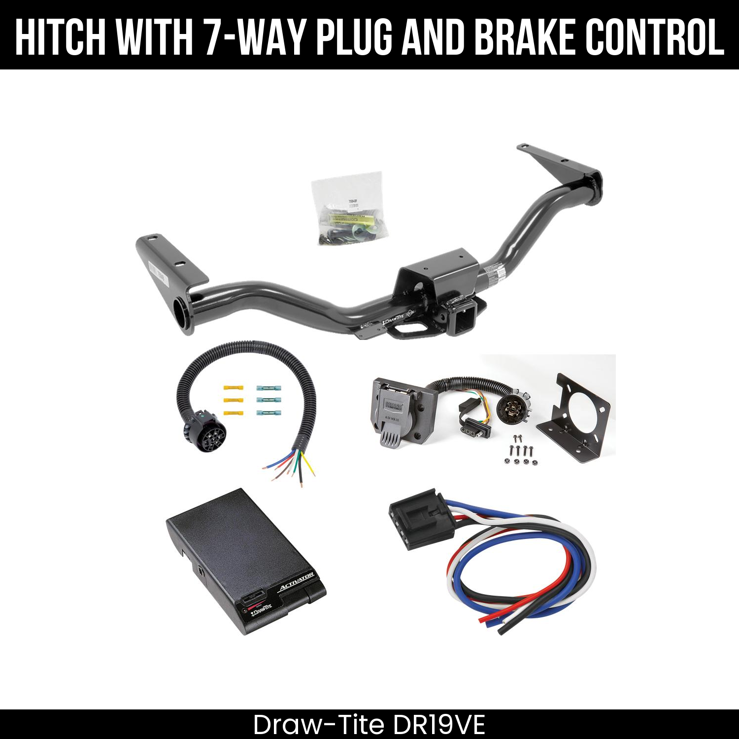 Trailer Hitch , 7-Way , Draw-Tite Activator Brake Control