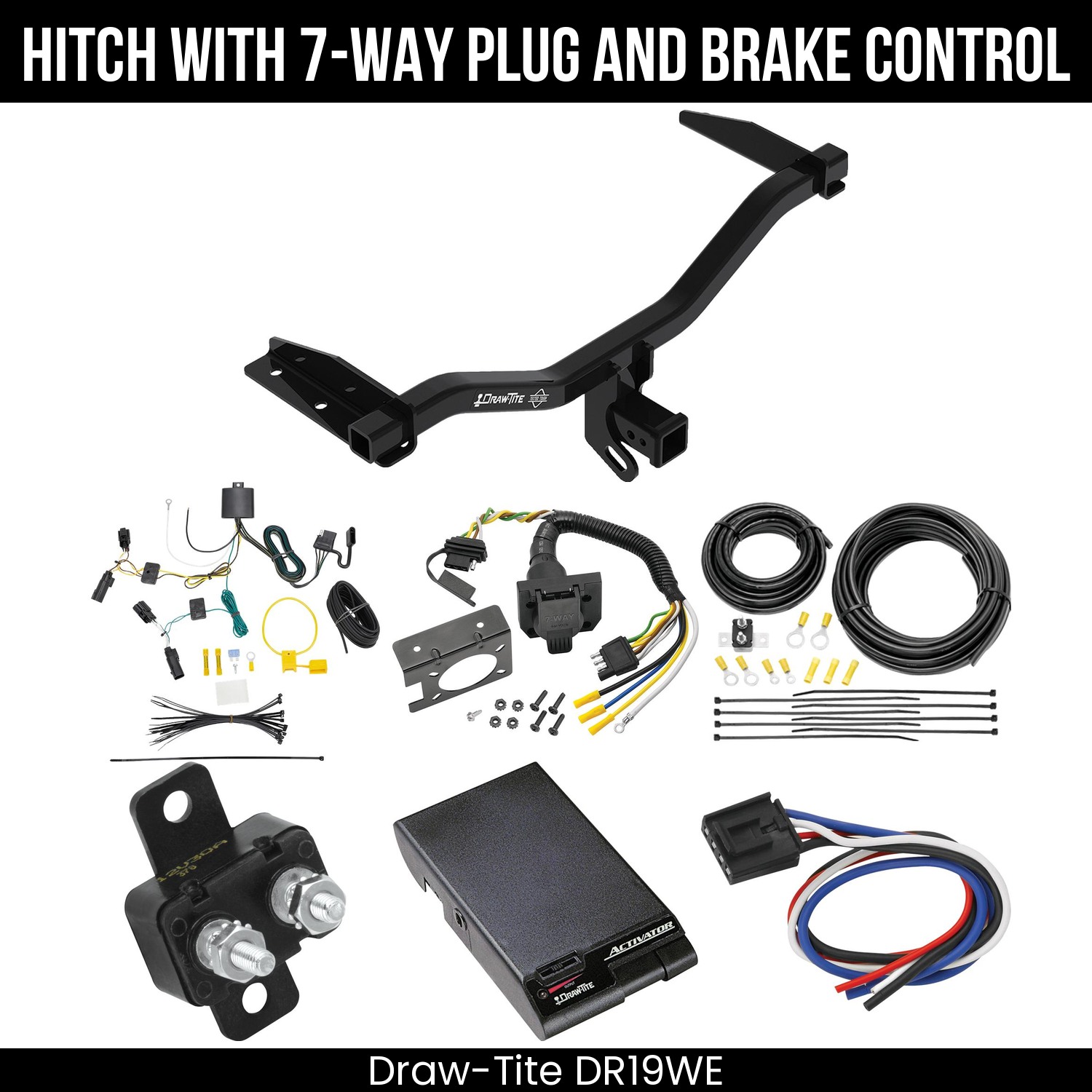 Trailer Hitch , 7-Way , Draw-Tite Activator Brake Control
