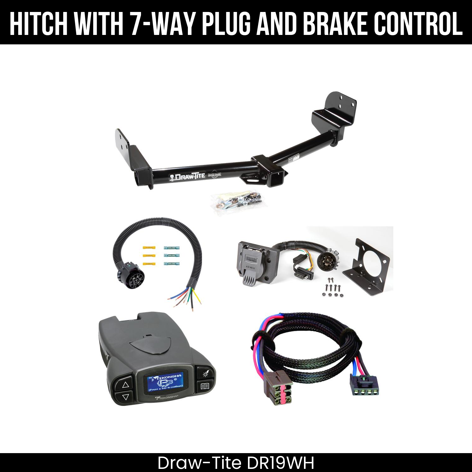 Trailer Hitch , 7-Way , Tekonsha Prodigy P3 Brake Control