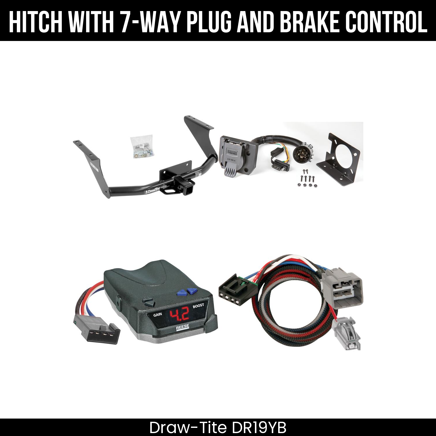 Trailer Hitch , 7-Way , Reese Brake EVN Control