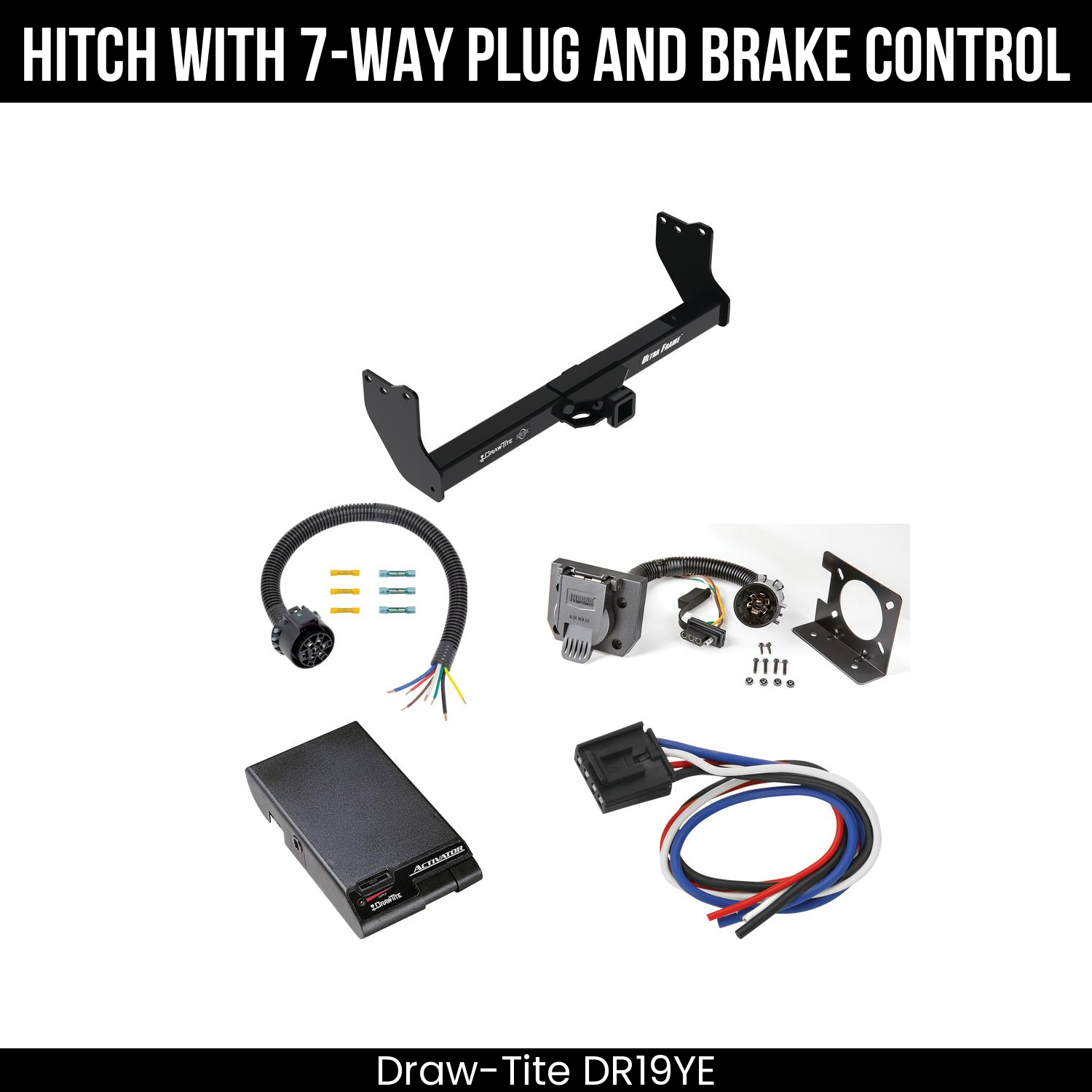 Trailer Hitch , 7-Way , Draw-Tite Activator Brake Control
