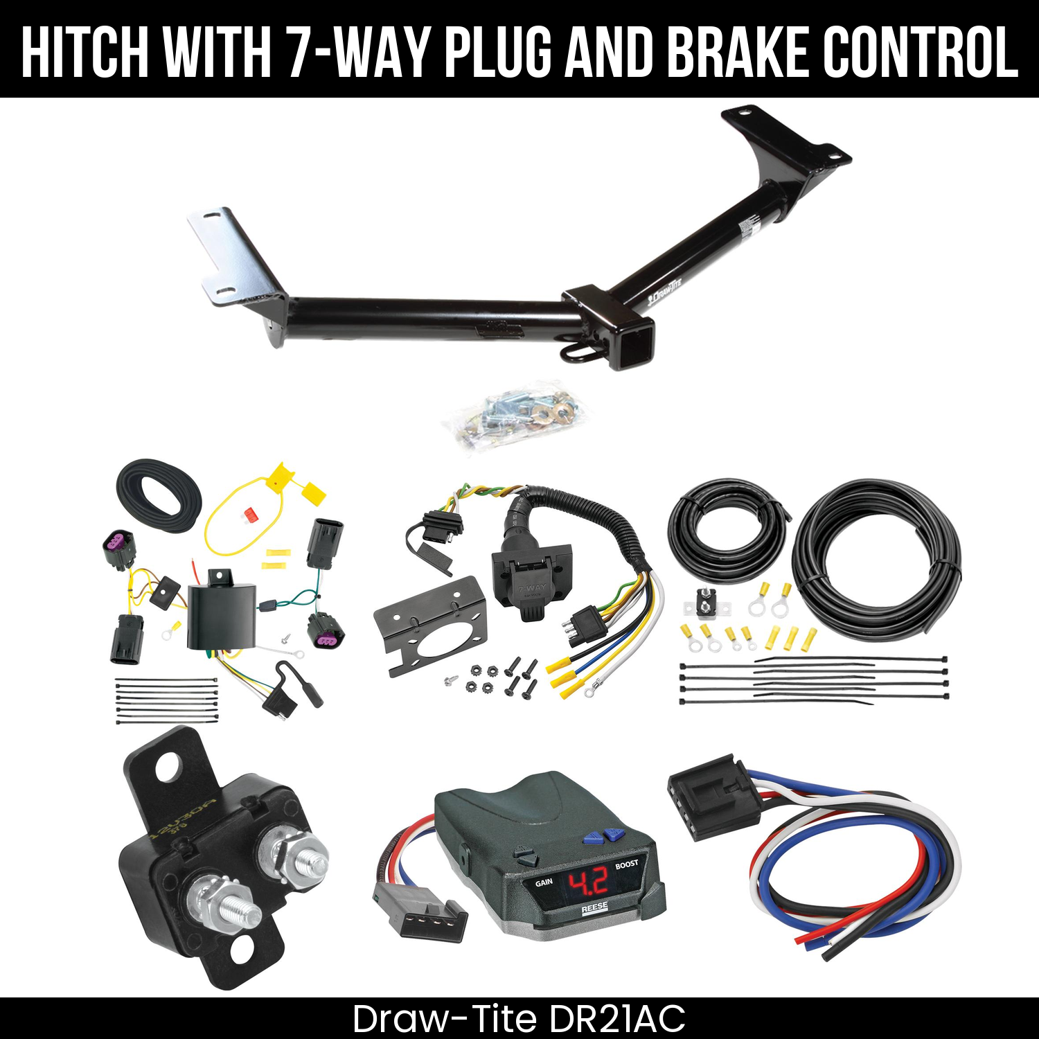 Trailer Hitch , 7-Way , Reese Brake EVN Control