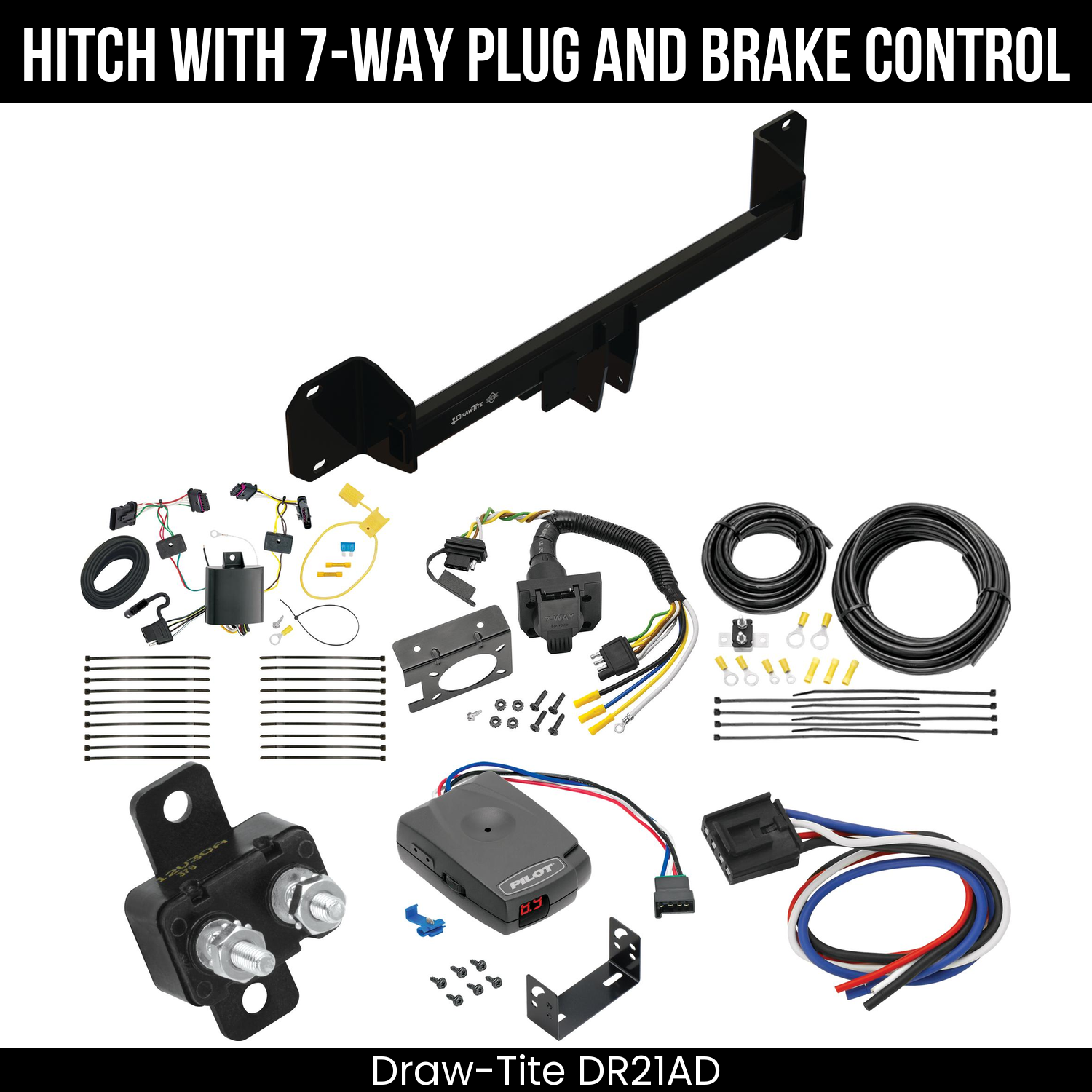 Trailer Hitch , 7-Way , Pro Series Pilot Brake Control