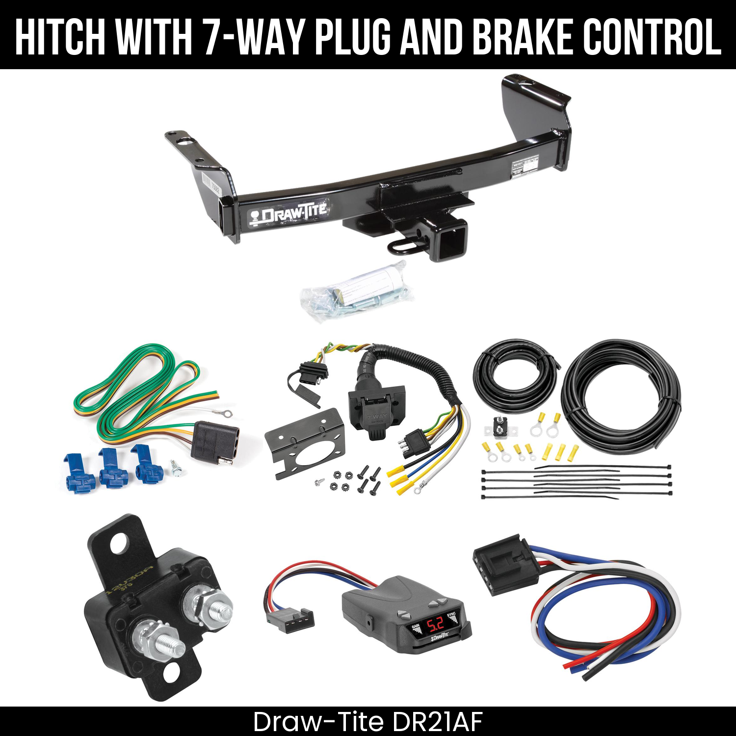 Trailer Hitch , 7-Way , Draw-Tite Activator IV Brake Control