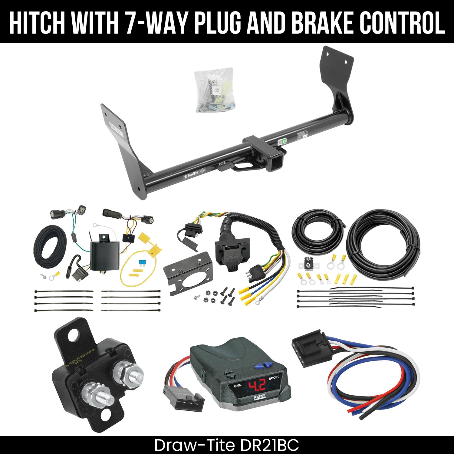 Trailer Hitch , 7-Way , Reese Brake EVN Control