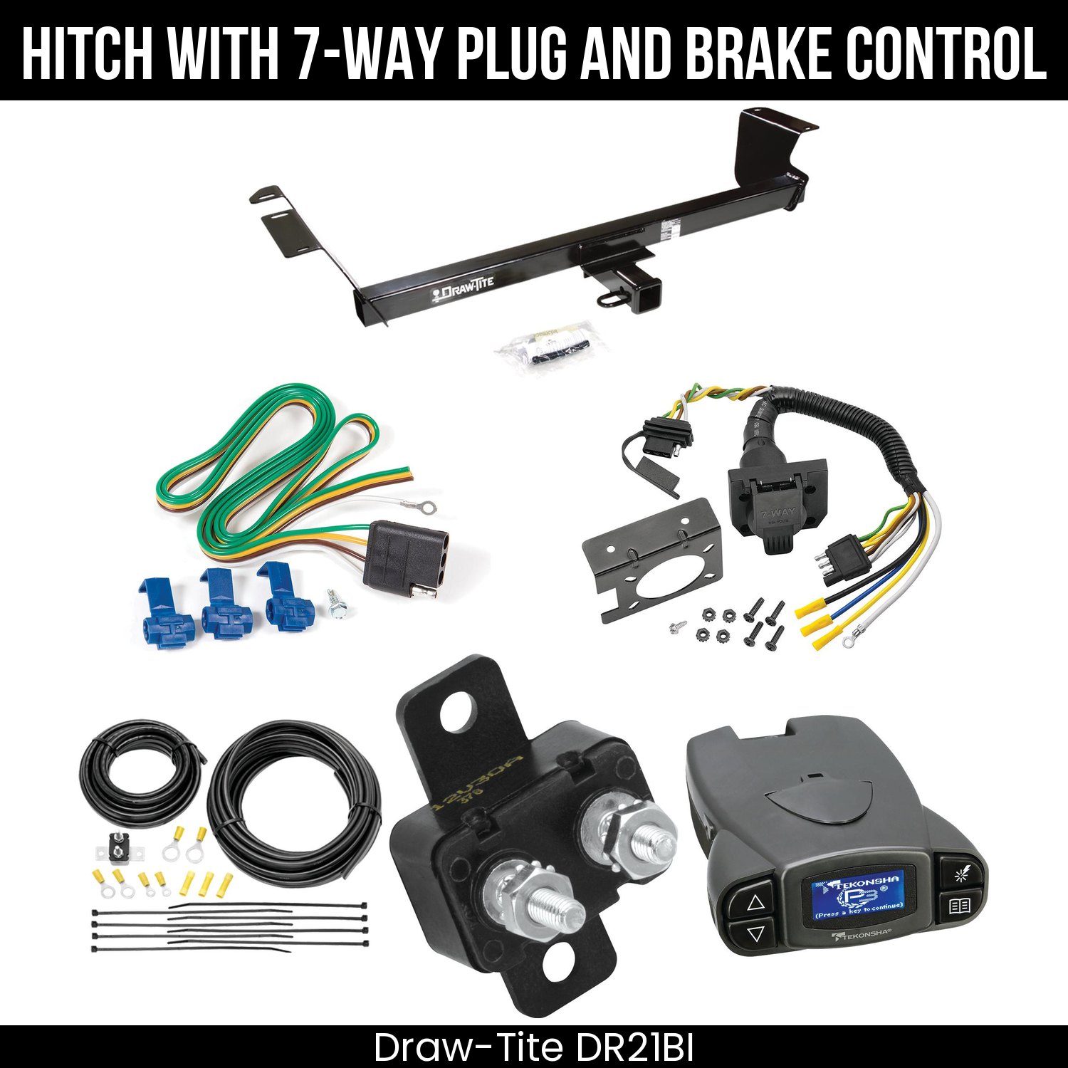 Trailer Hitch , 7-Way , Tekonsha Prodigy P3 Brake Control
