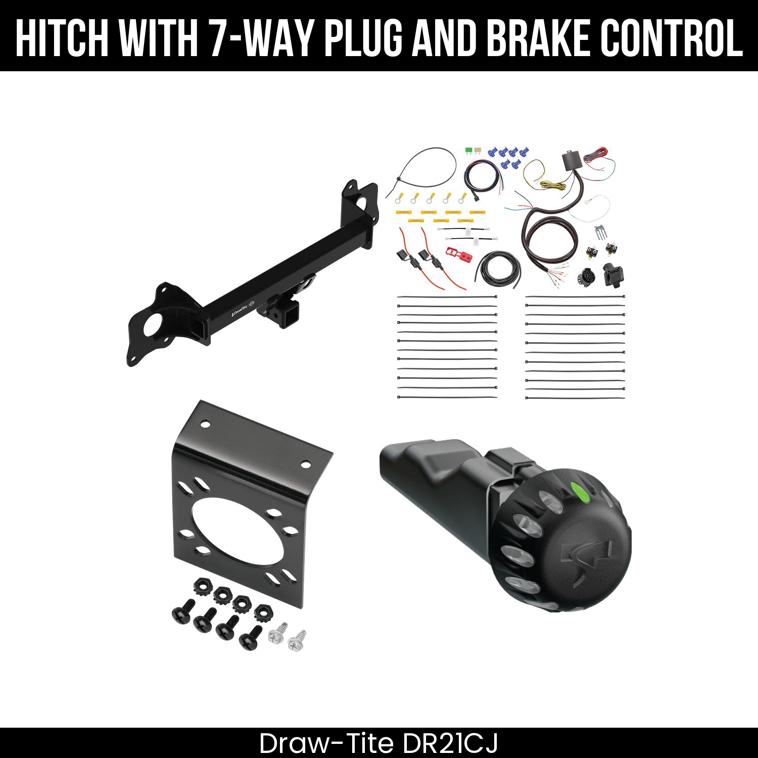 Trailer Hitch , 7-Way , Tekonsha Voyager iD Smart Brake Control