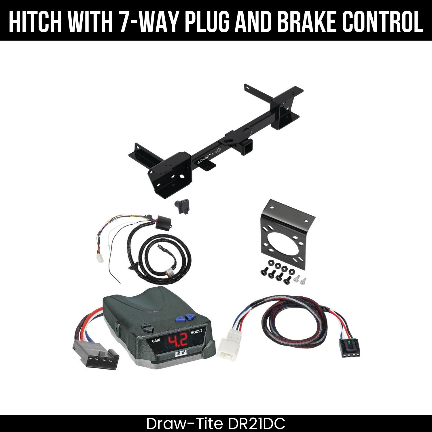Trailer Hitch , 7-Way , Reese Brake EVN Control