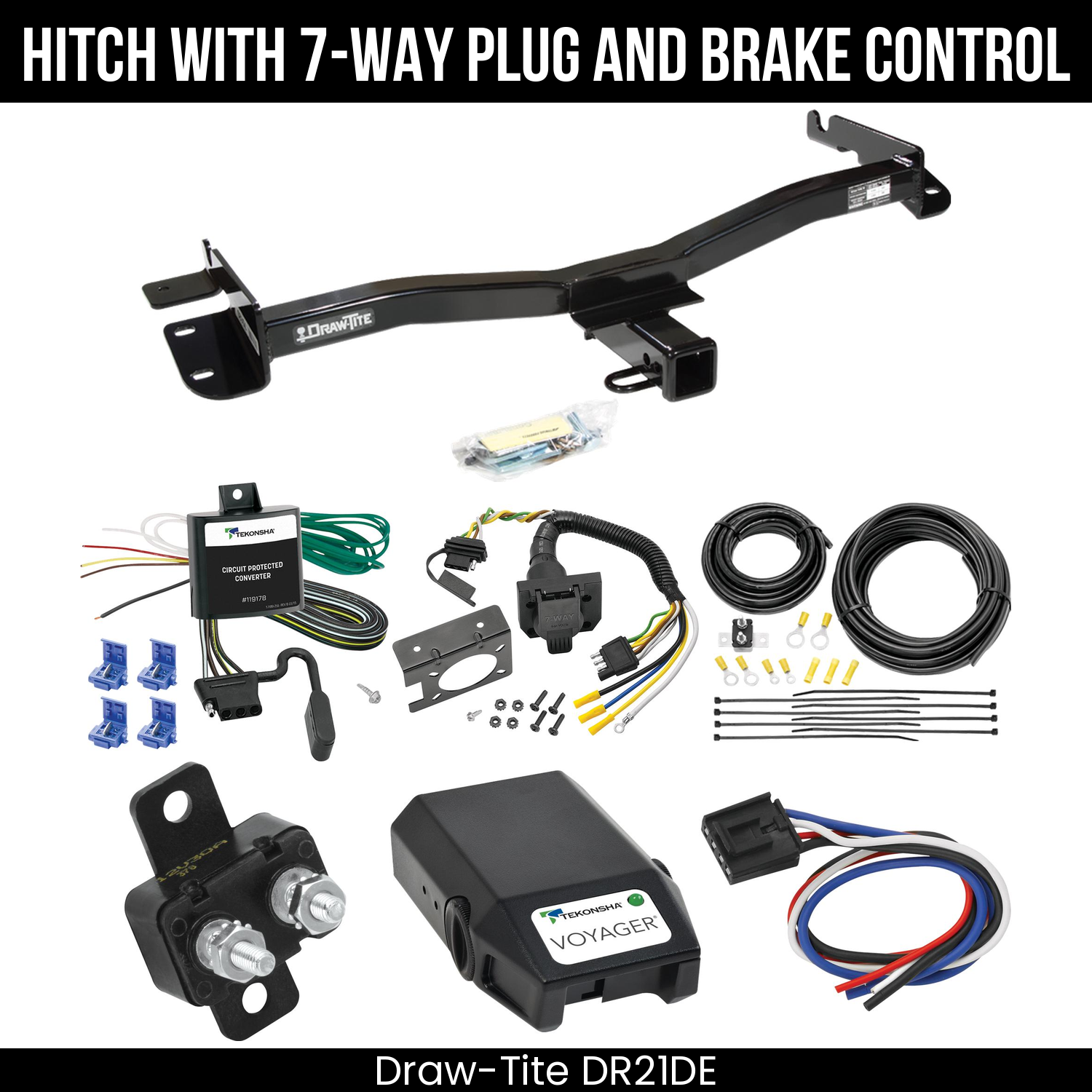 Trailer Hitch , 7-Way , Tekonsha Voyager Brake Control