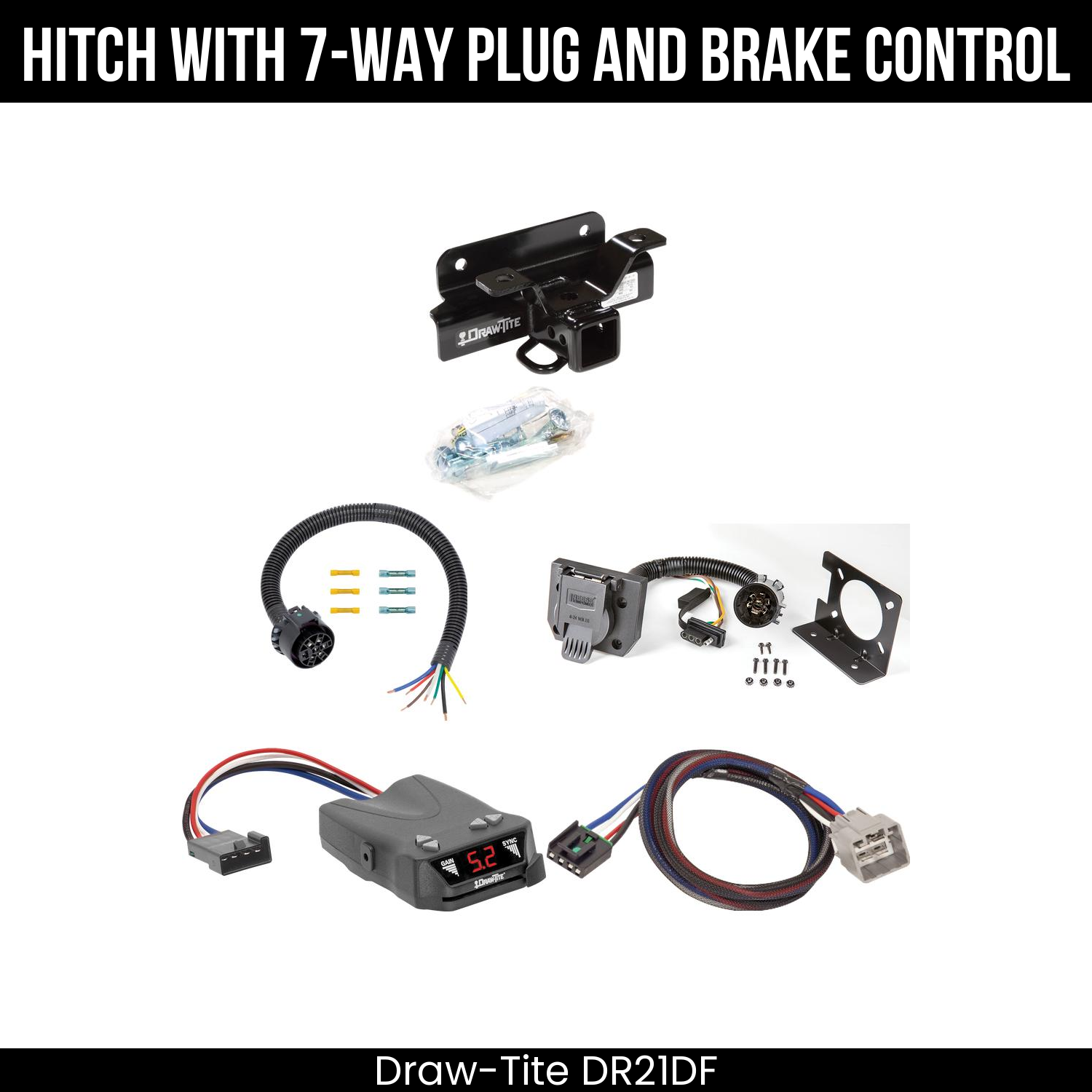 Trailer Hitch , 7-Way , Draw-Tite Activator IV Brake Control