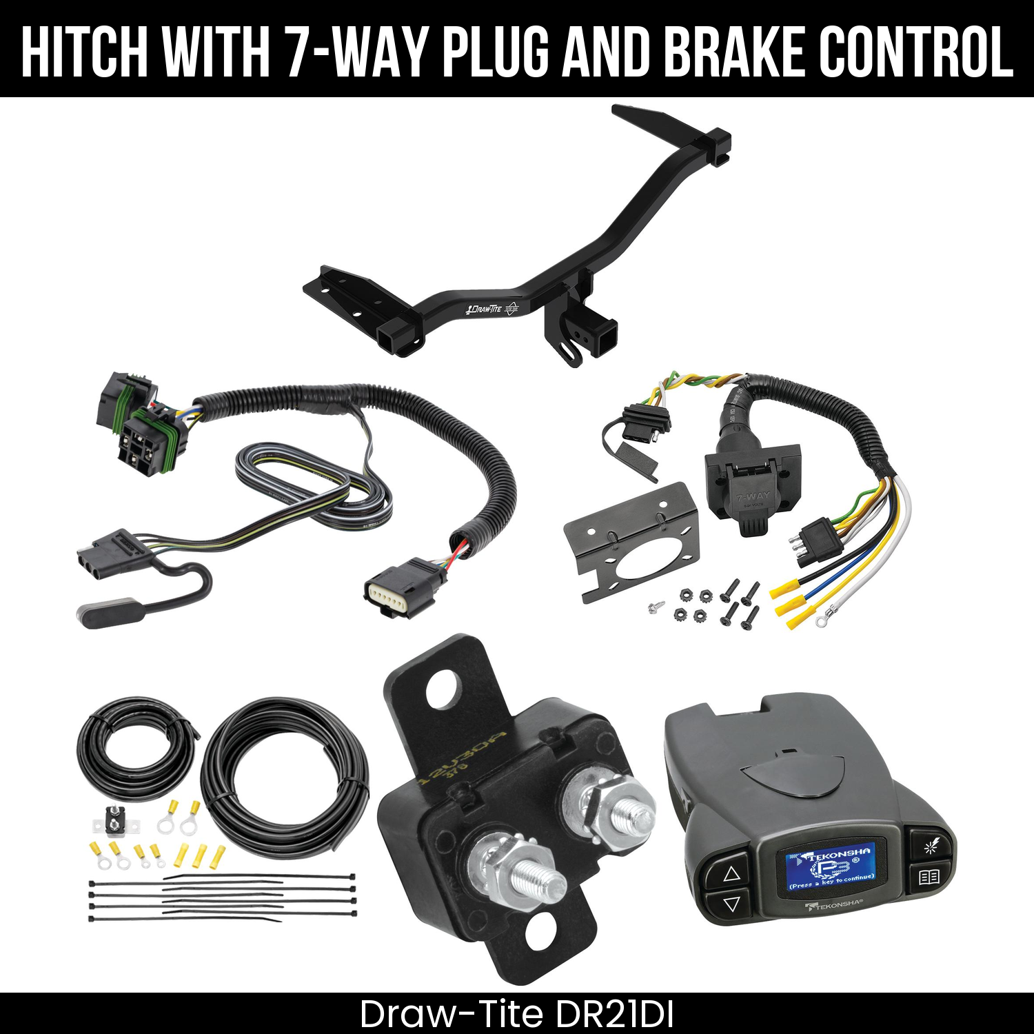 Trailer Hitch , 7-Way , Tekonsha Prodigy P3 Brake Control