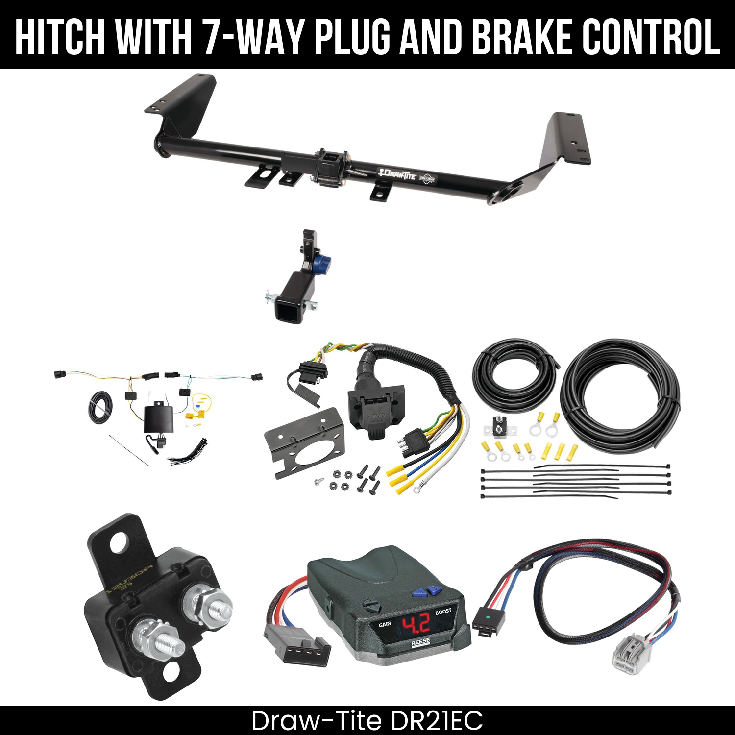 Trailer Hitch , 7-Way , Reese Brake EVN Control