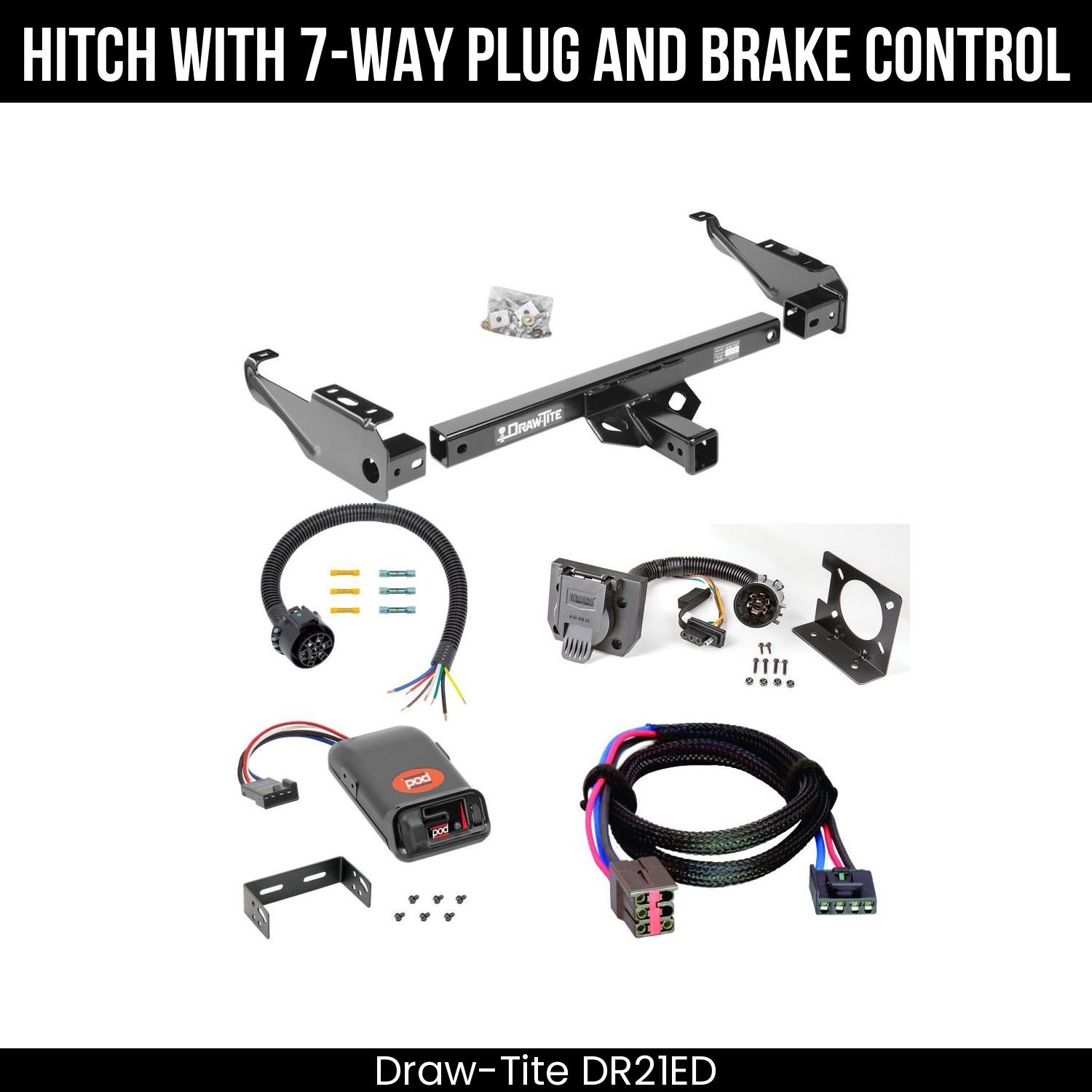 Trailer Hitch , 7-Way , Pro Series POD Brake Control