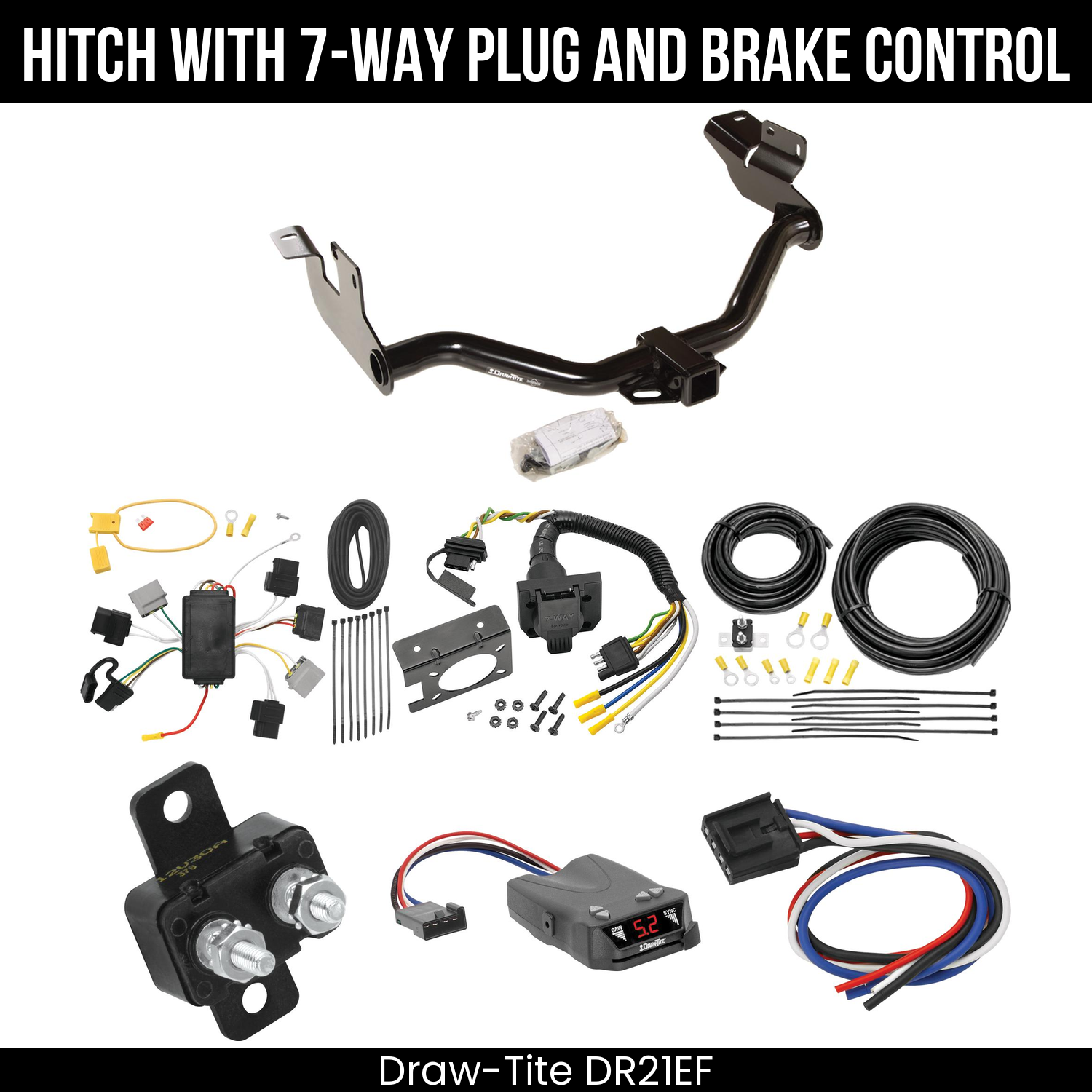Trailer Hitch , 7-Way , Draw-Tite Activator IV Brake Control