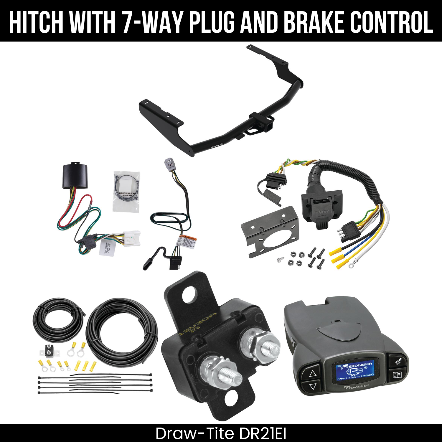 Trailer Hitch , 7-Way , Tekonsha Prodigy P3 Brake Control