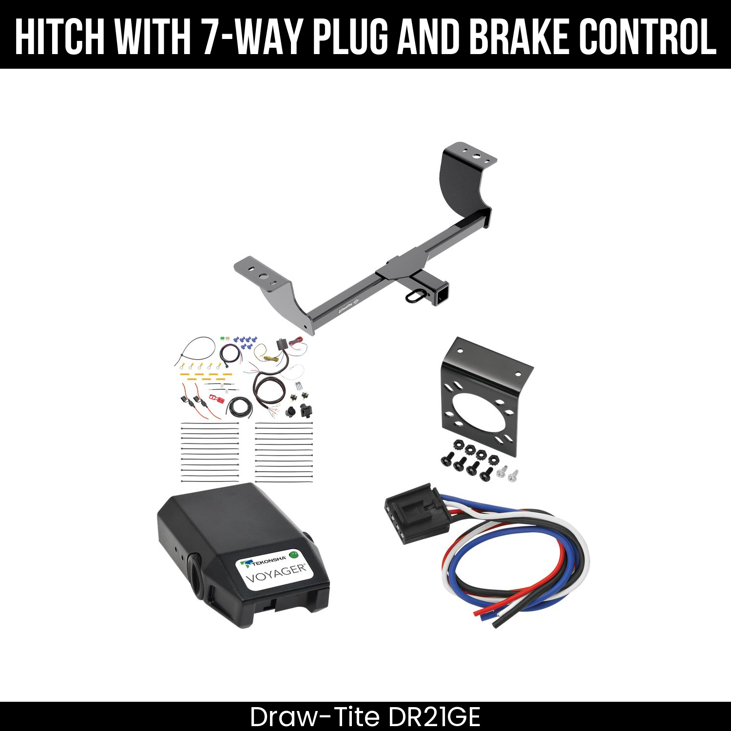 Trailer Hitch , 7-Way , Tekonsha Voyager Brake Control