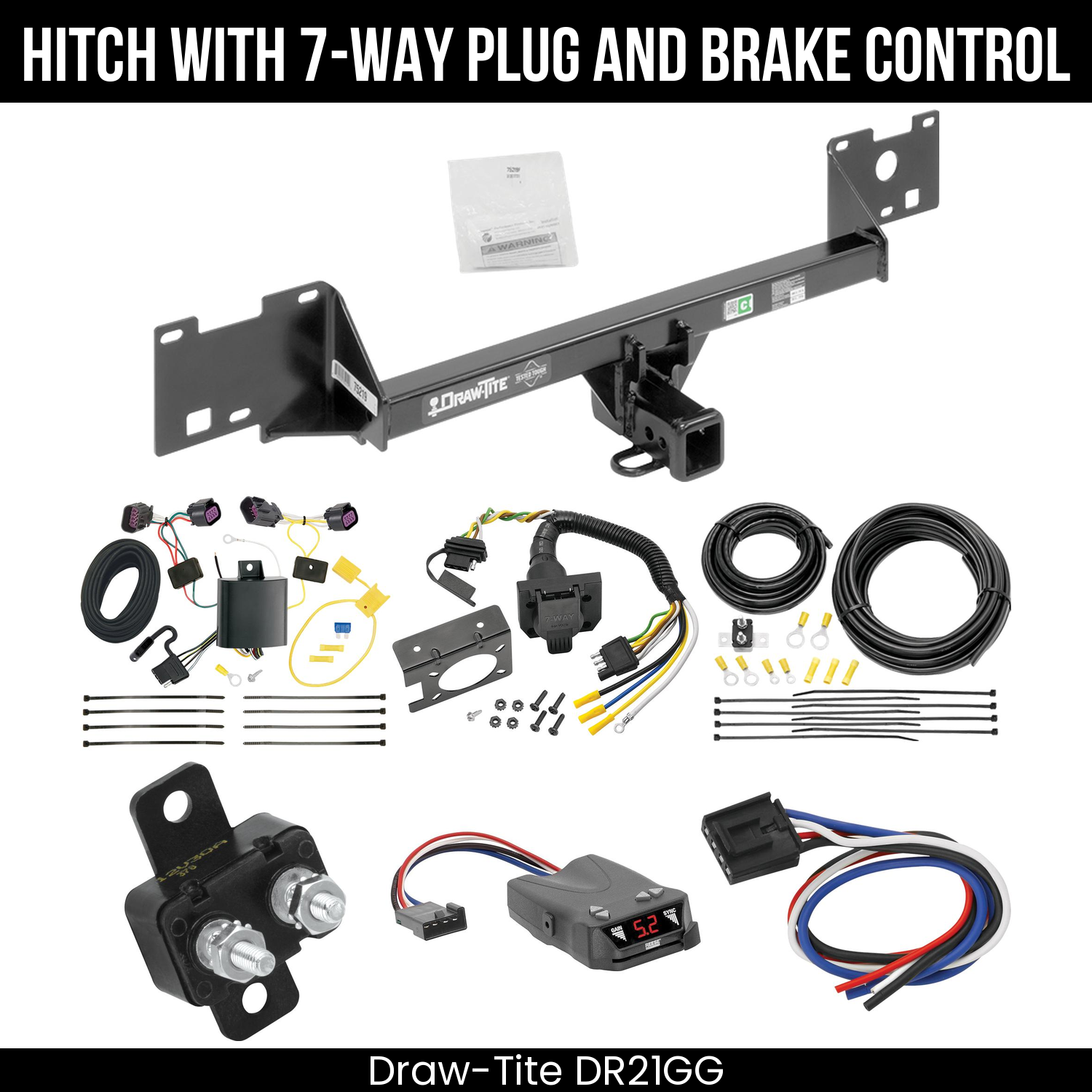 Trailer Hitch , 7-Way , Reese Brakeman IV Brake Control