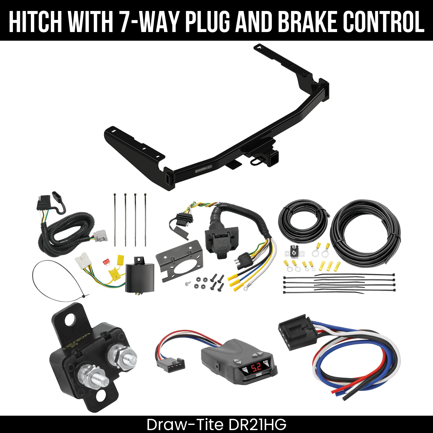 Trailer Hitch , 7-Way , Reese Brakeman IV Brake Control