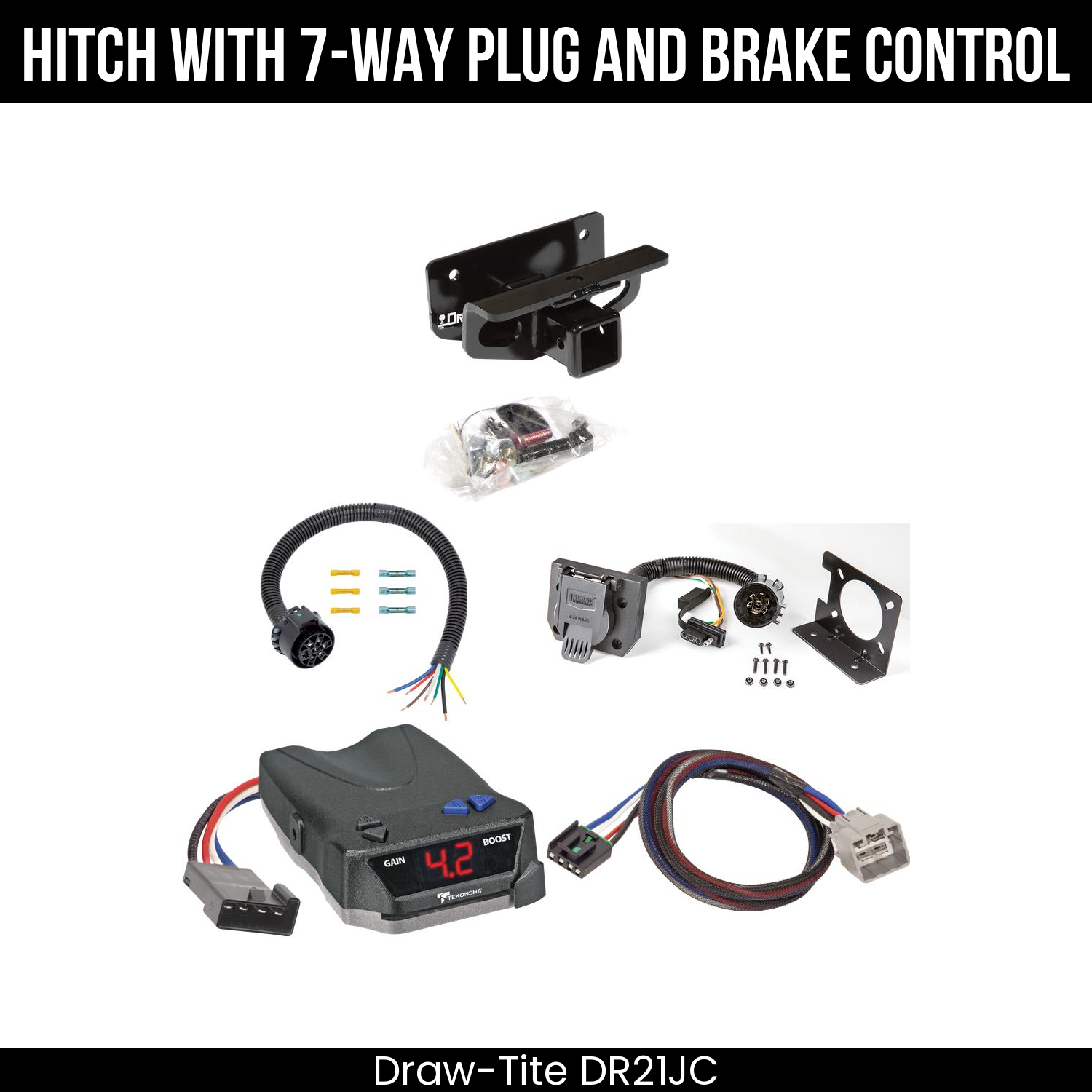 Trailer Hitch , 7-Way , Tekonsha Brake EVN Control