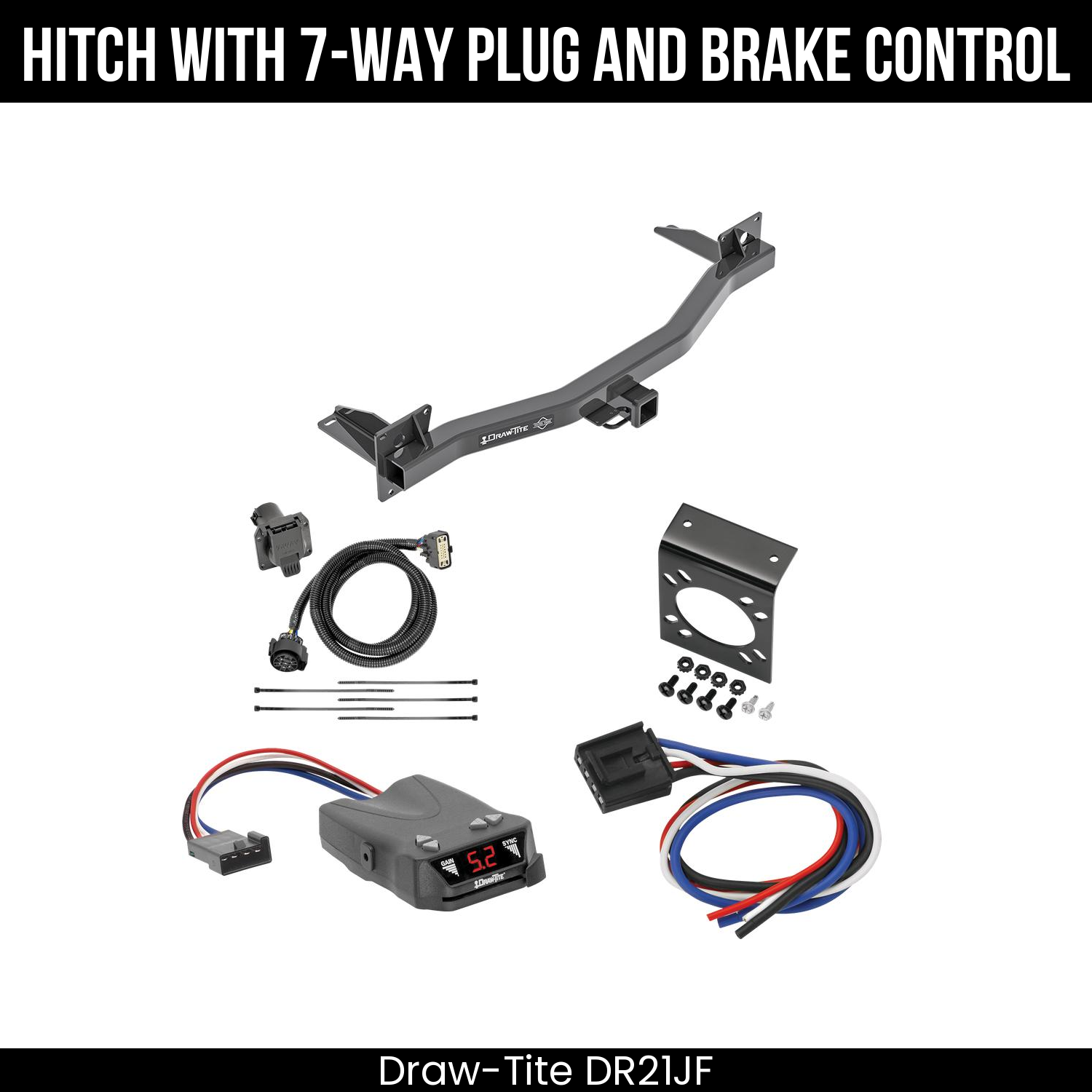 Trailer Hitch , 7-Way , Draw-Tite Activator IV Brake Control