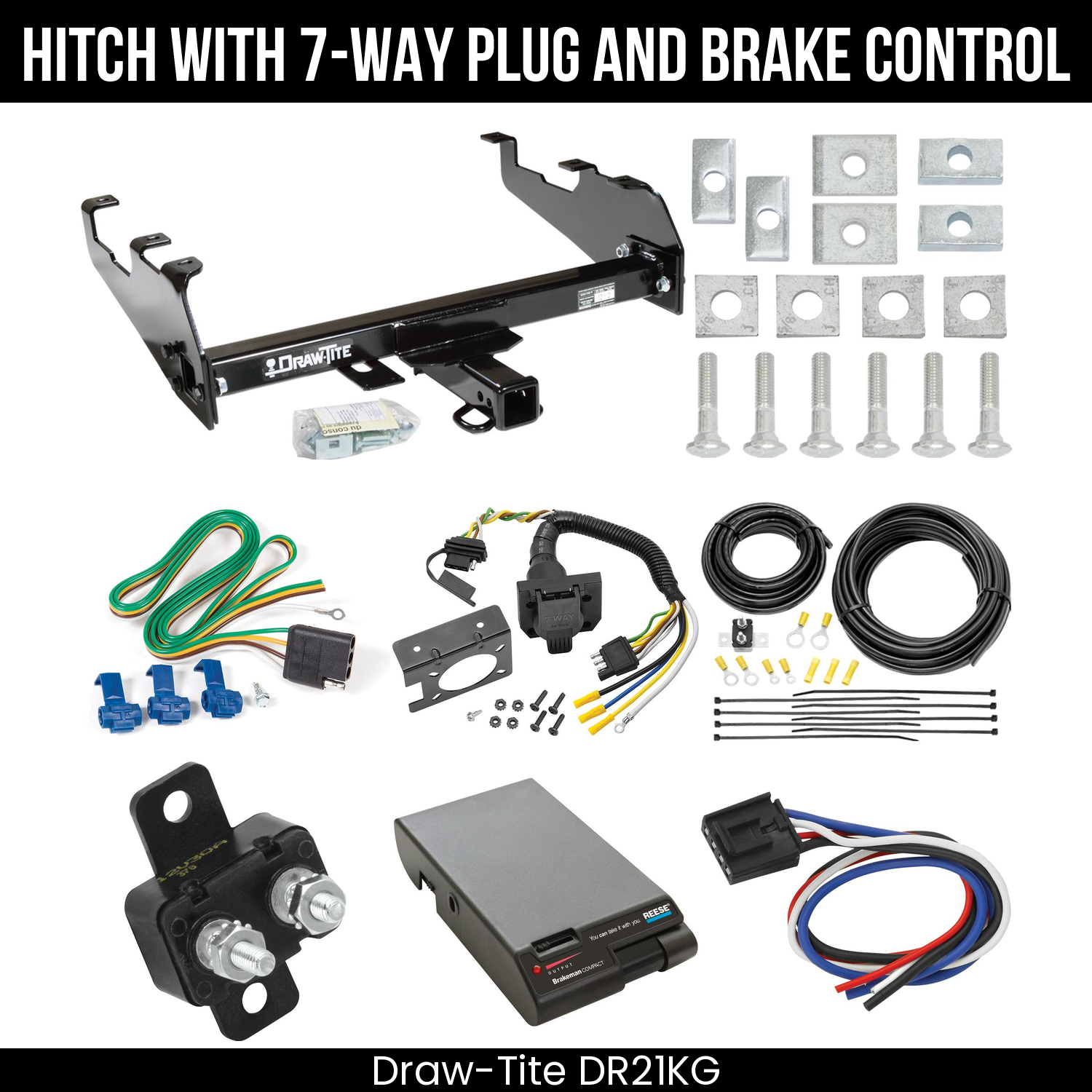 Trailer Hitch , 7-Way , Reese Brakeman Brake Control
