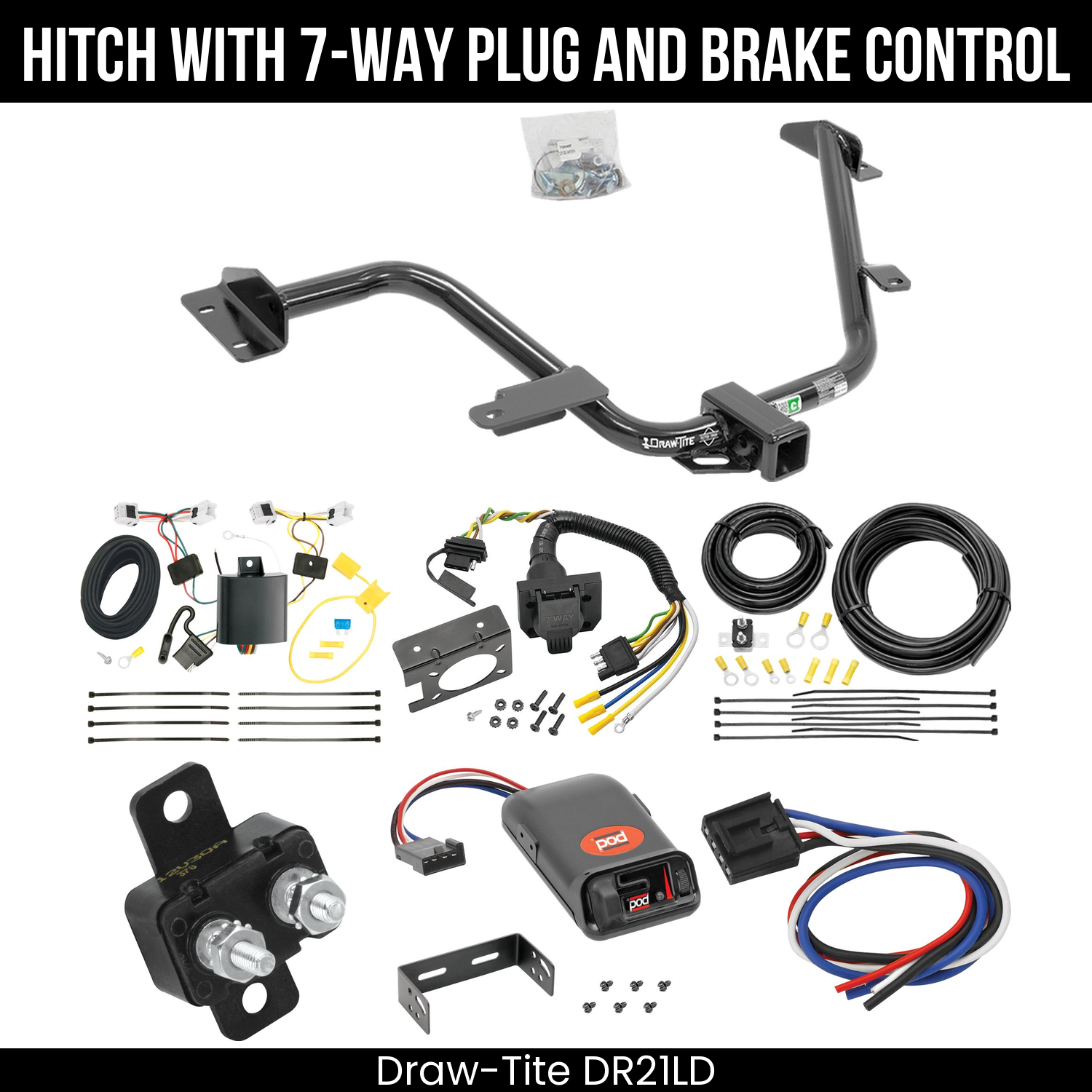 Trailer Hitch , 7-Way , Pro Series POD Brake Control