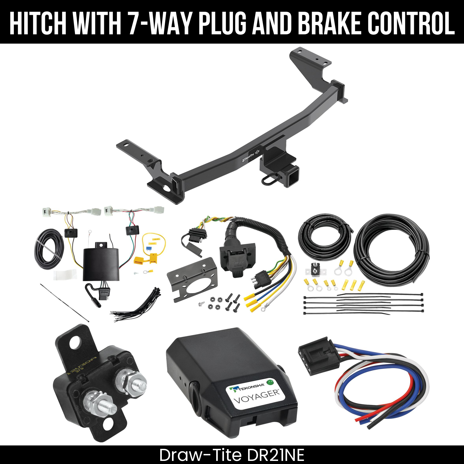 Trailer Hitch , 7-Way , Tekonsha Voyager Brake Control