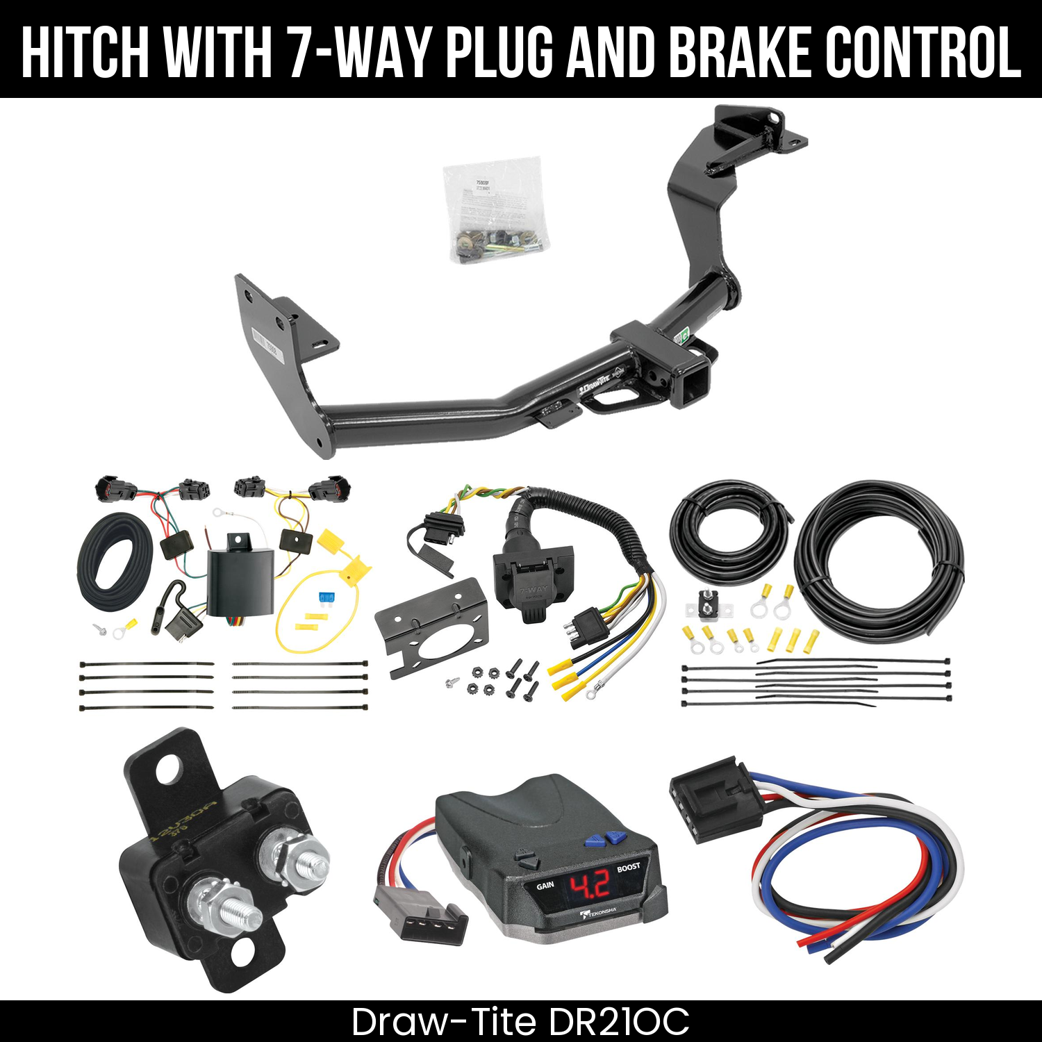 Trailer Hitch , 7-Way , Tekonsha Brake EVN Control