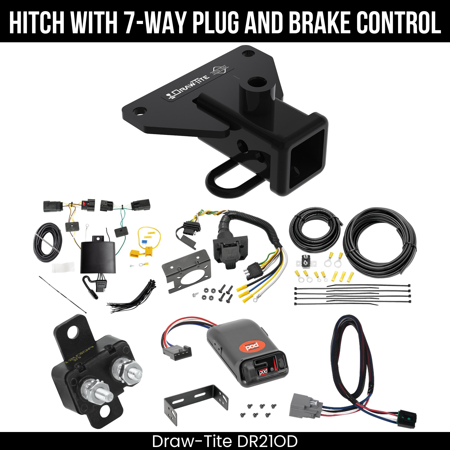 Trailer Hitch , 7-Way , Pro Series POD Brake Control