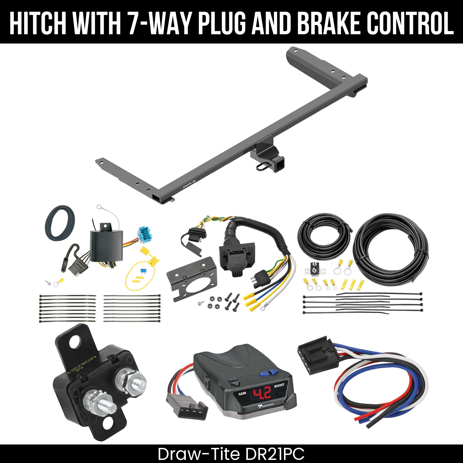 Trailer Hitch , 7-Way , Tekonsha Brake EVN Control