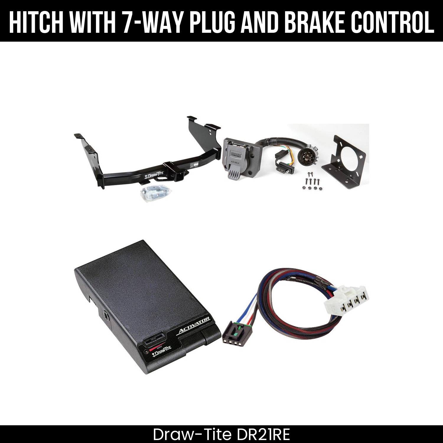 Trailer Hitch , 7-Way , Draw-Tite Activator Brake Control