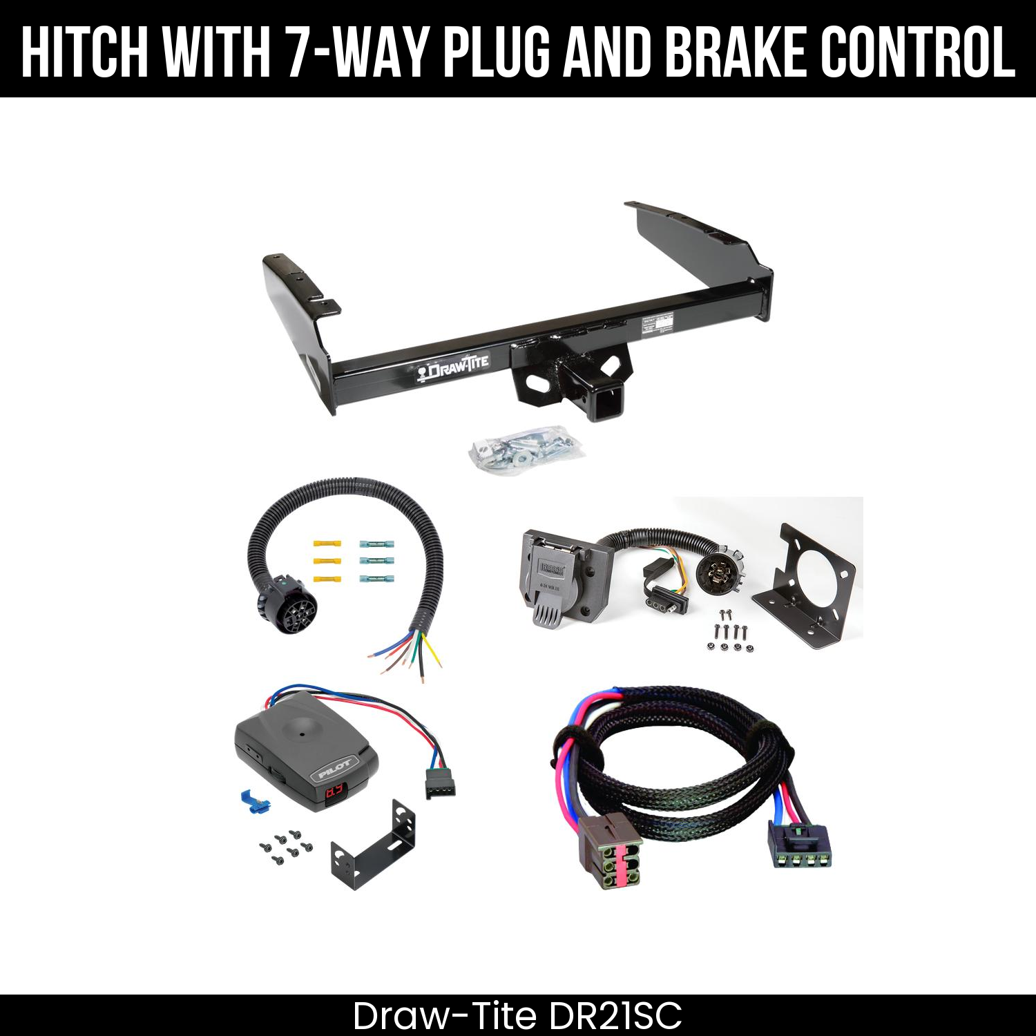 Trailer Hitch , 7-Way , Pro Series Pilot Brake Control