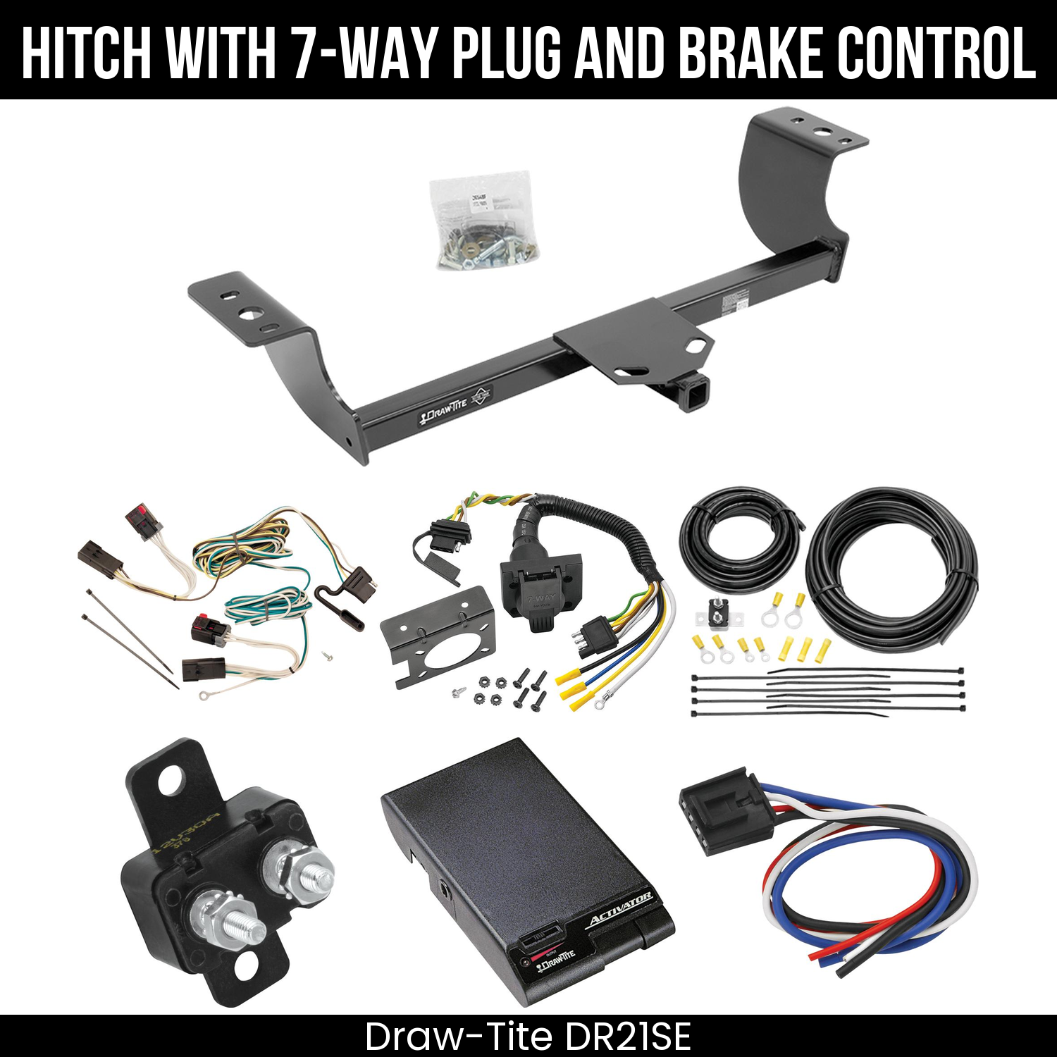 Trailer Hitch , 7-Way , Draw-Tite Activator Brake Control