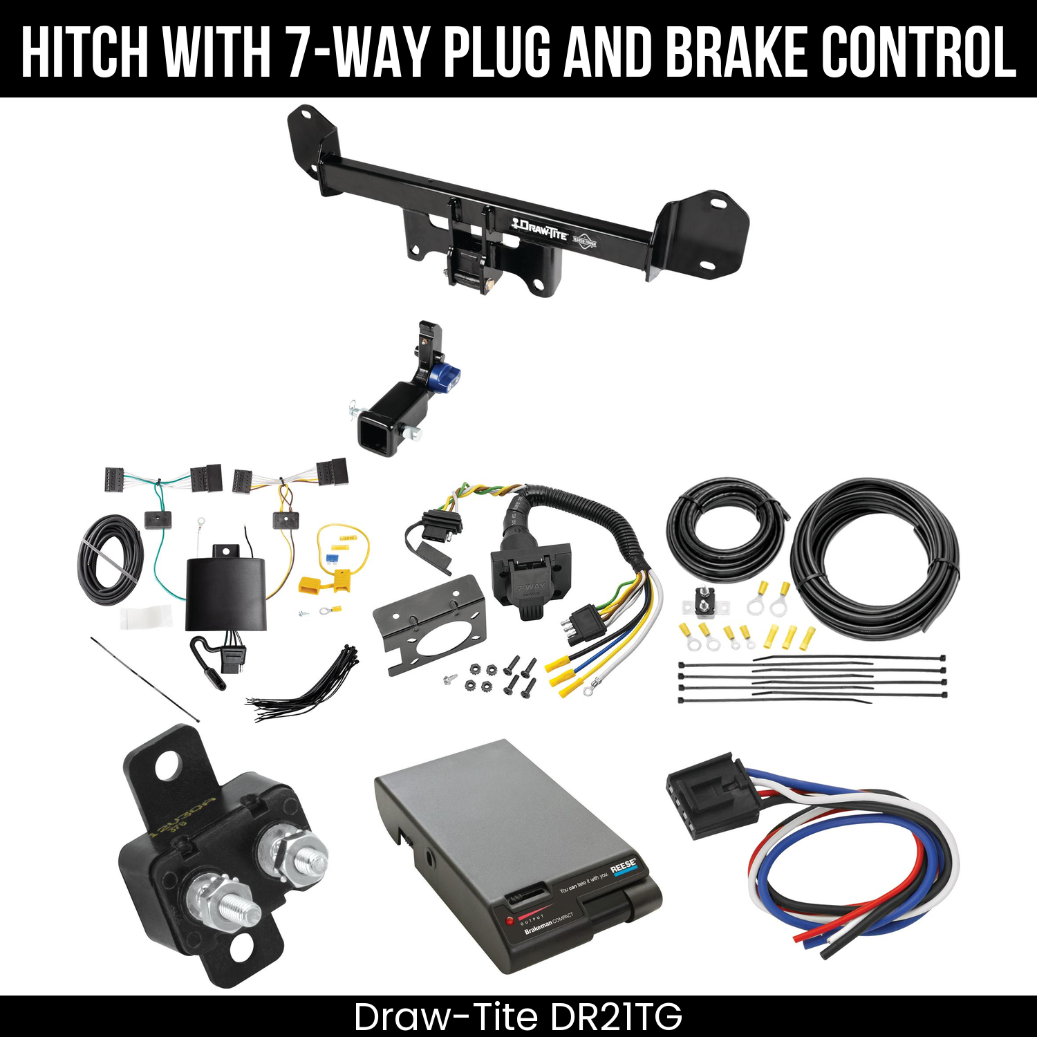 Trailer Hitch , 7-Way , Reese Brakeman Brake Control