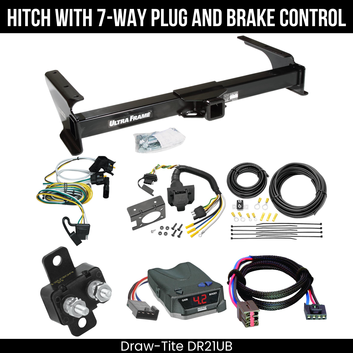 Trailer Hitch , 7-Way , Reese Brake EVN Control