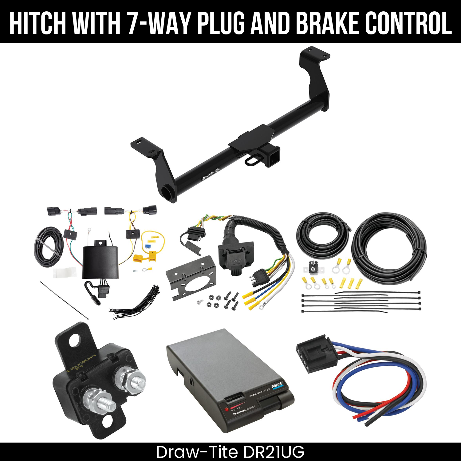 Trailer Hitch , 7-Way , Reese Brakeman Brake Control