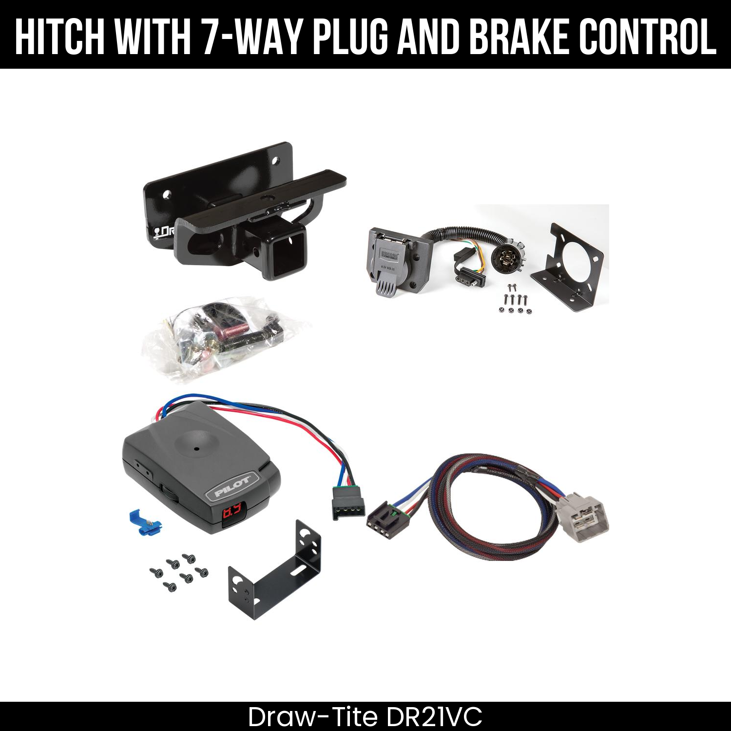 Trailer Hitch , 7-Way , Pro Series Pilot Brake Control