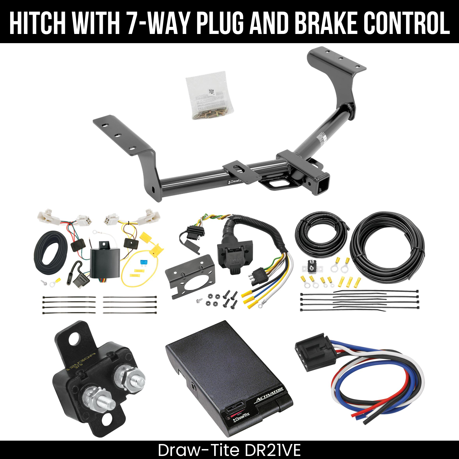 Trailer Hitch , 7-Way , Draw-Tite Activator Brake Control