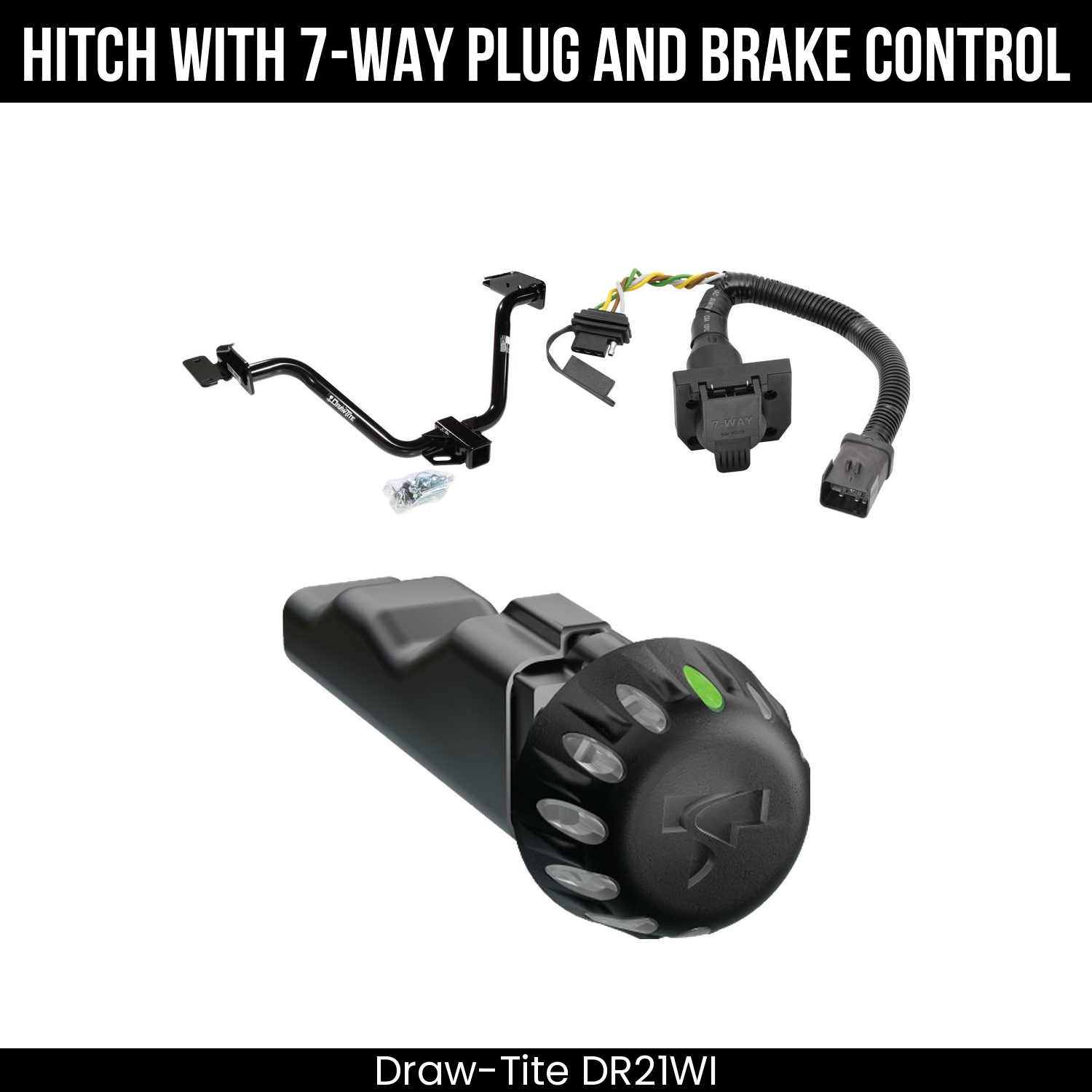 Trailer Hitch , 7-Way , Tekonsha Voyager iD Smart Brake Control