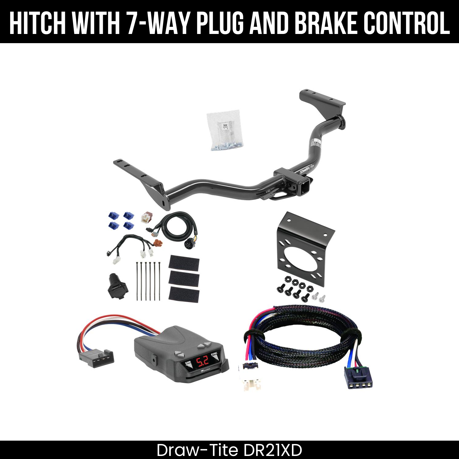 Trailer Hitch , 7-Way , Tekonsha Brakeman IV Brake Control