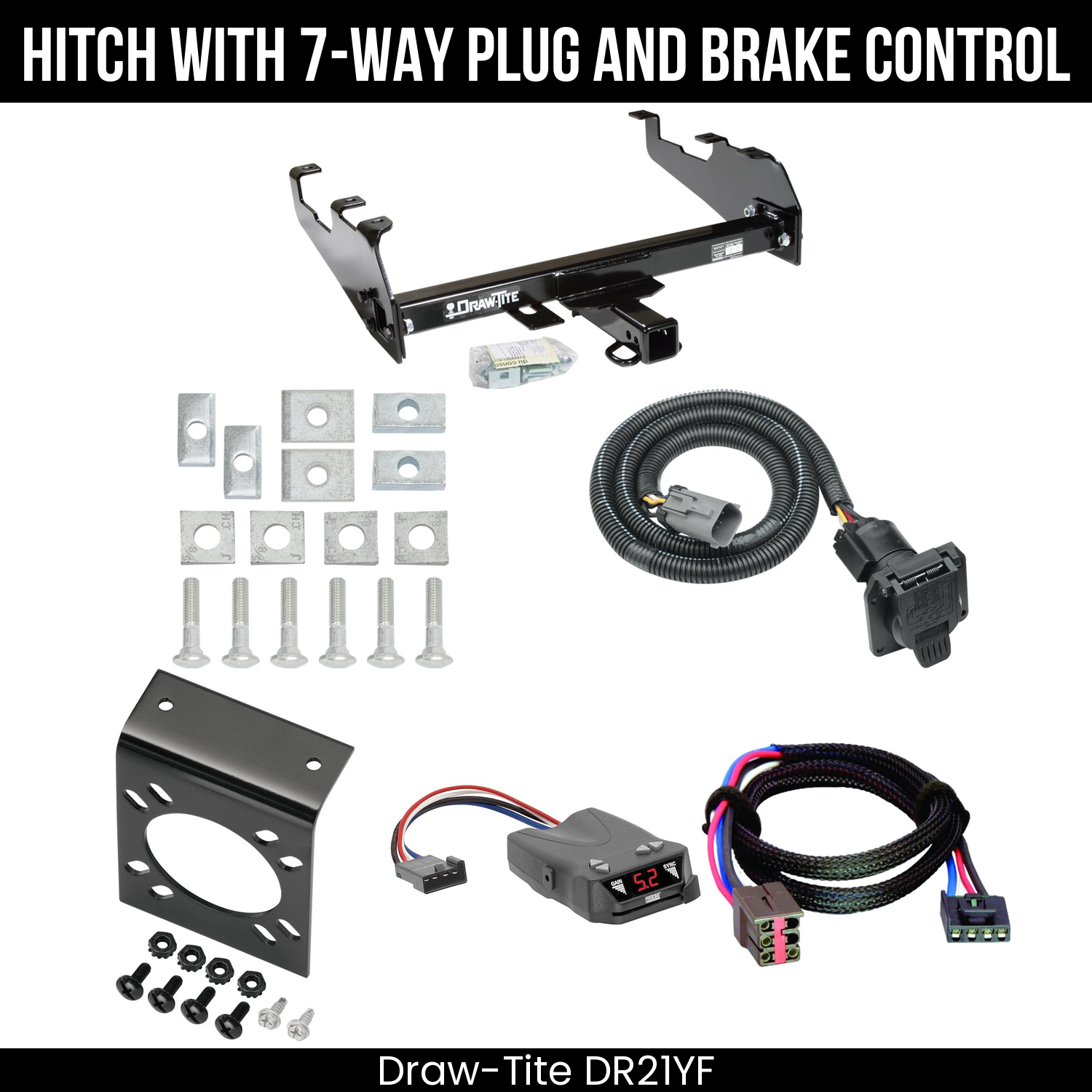 Trailer Hitch , 7-Way , Reese Brakeman IV Brake Control