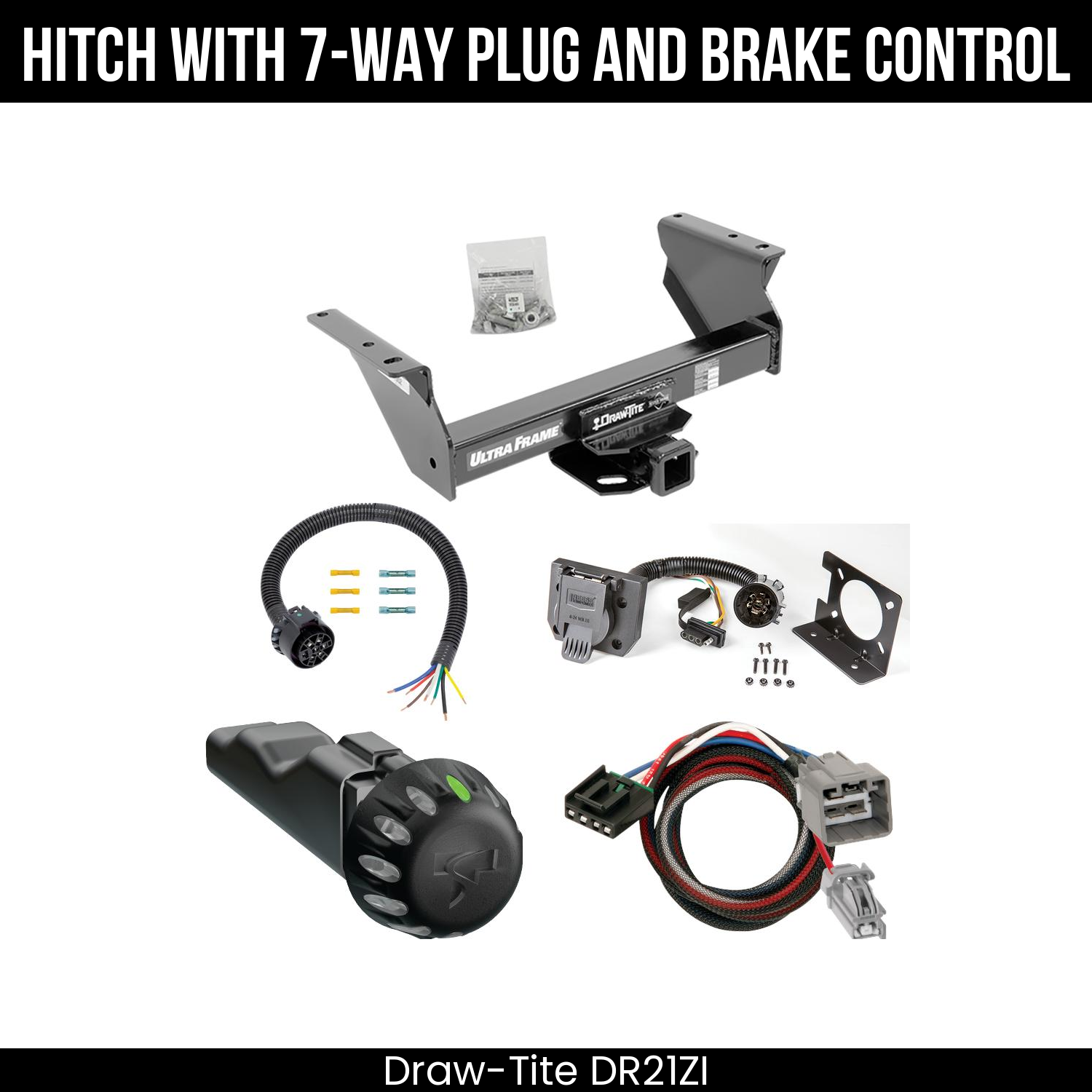 Trailer Hitch , 7-Way , Tekonsha Voyager iD Smart Brake Control