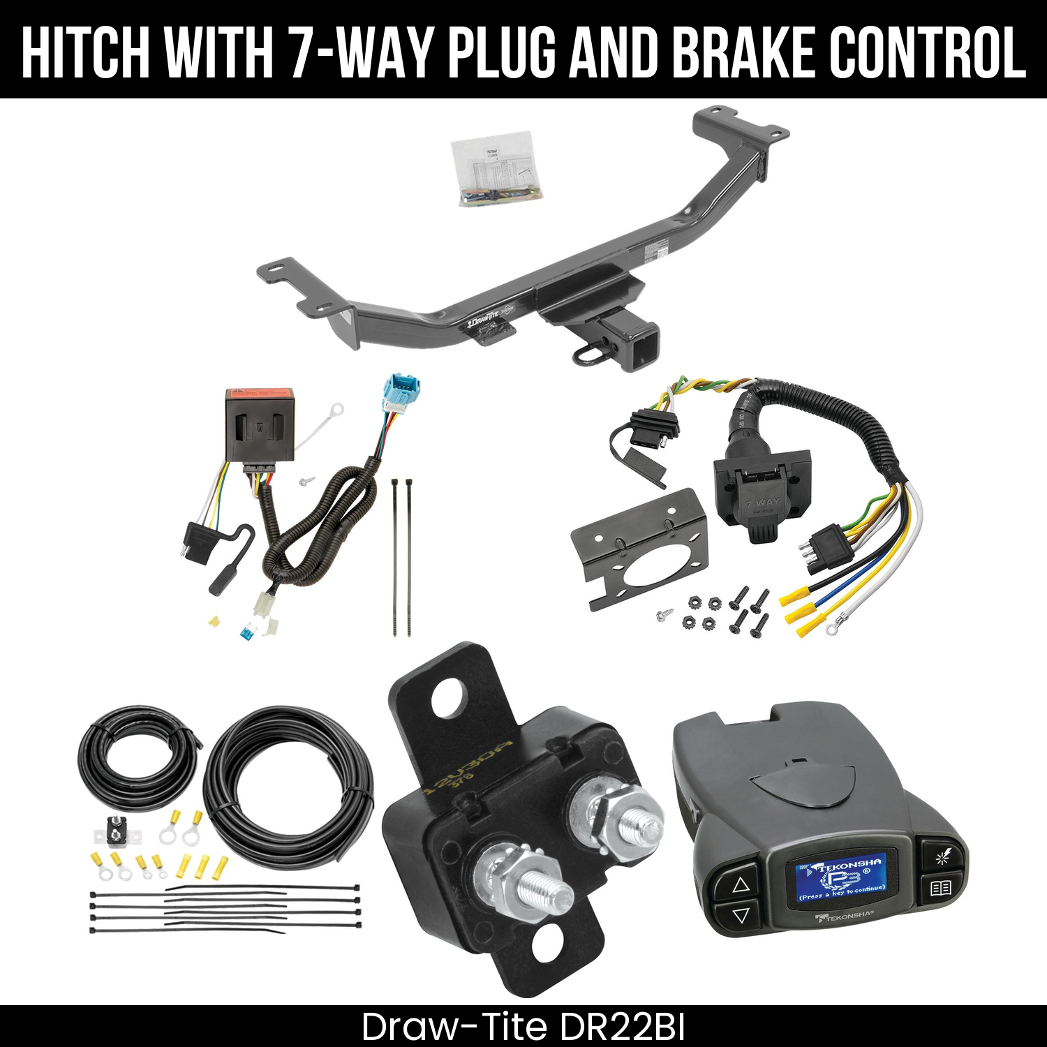 Trailer Hitch , 7-Way , Tekonsha Prodigy P3 Brake Control