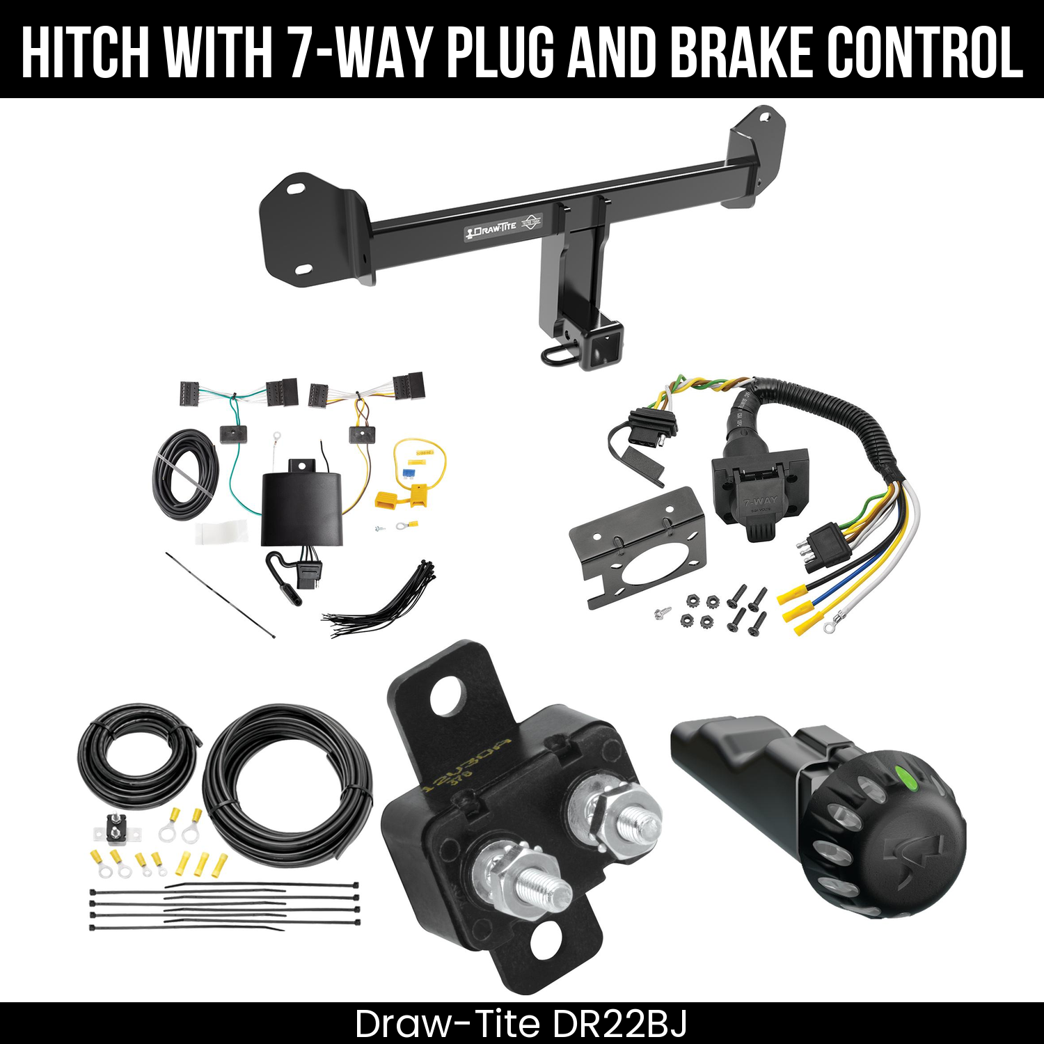 Trailer Hitch , 7-Way , Tekonsha Voyager iD Smart Brake Control