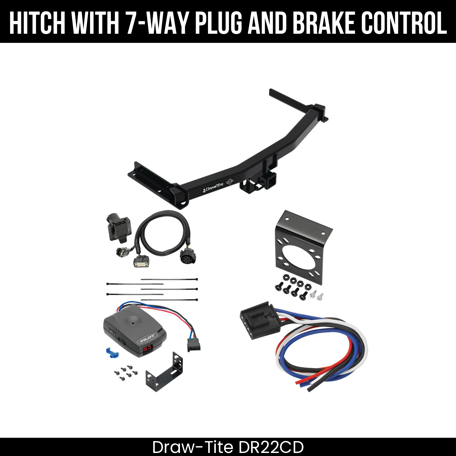 Trailer Hitch , 7-Way , Pro Series Pilot Brake Control
