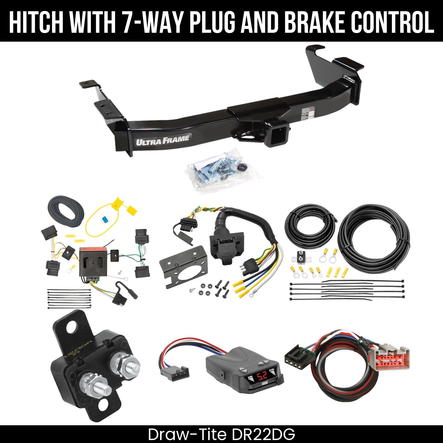 Trailer Hitch , 7-Way , Reese Brakeman IV Brake Control