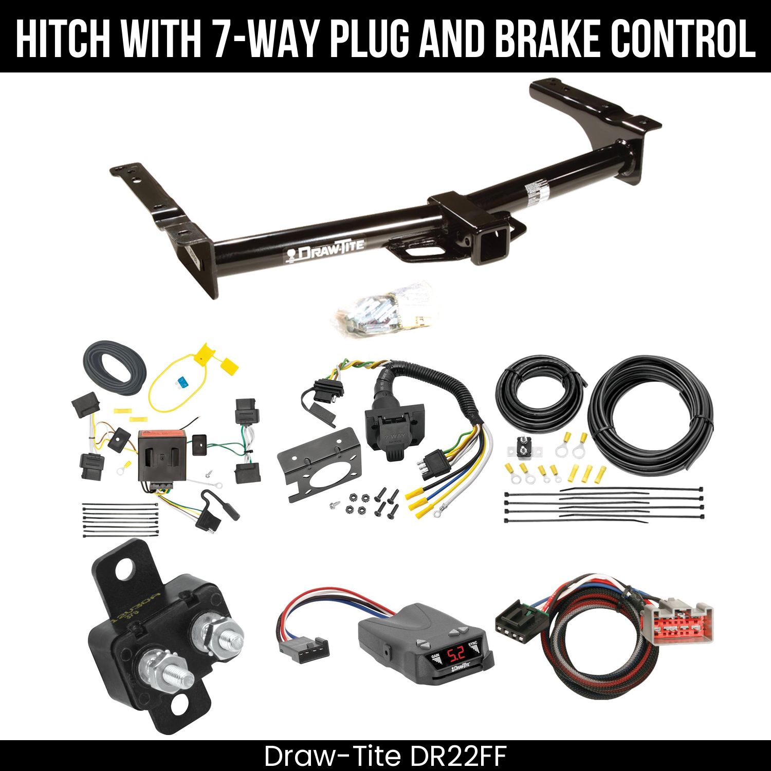 Trailer Hitch , 7-Way , Draw-Tite Activator IV Brake Control