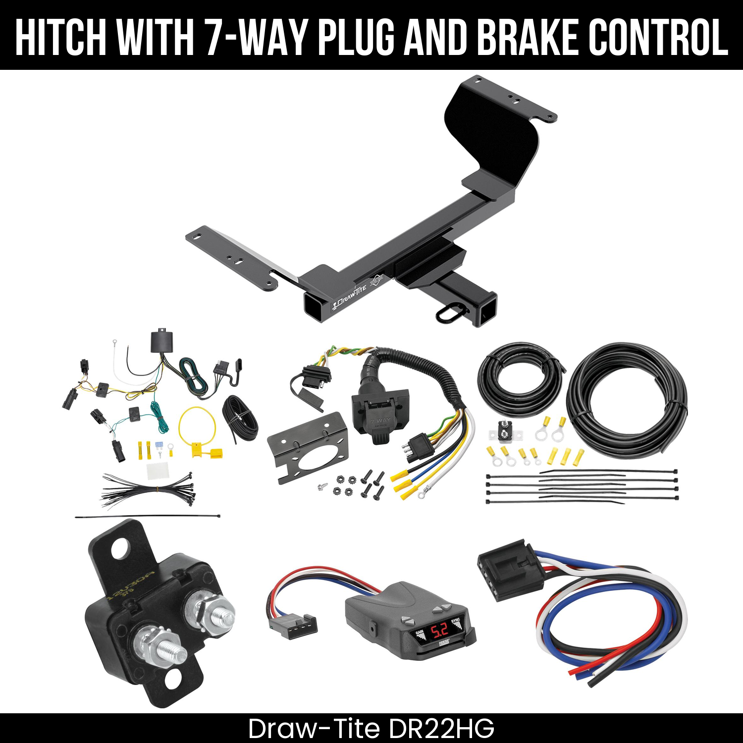 Trailer Hitch , 7-Way , Reese Brakeman IV Brake Control