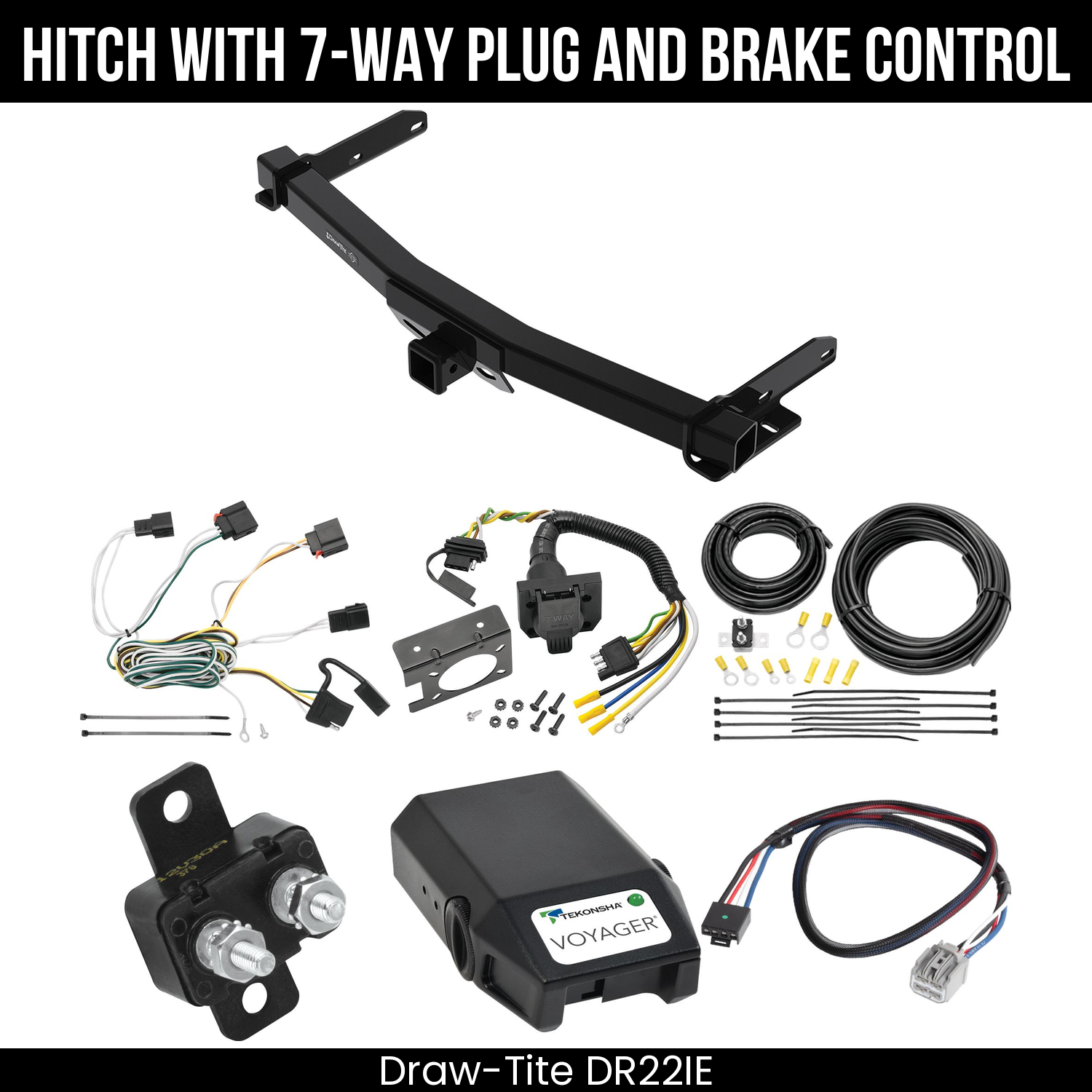 Trailer Hitch , 7-Way , Tekonsha Voyager Brake Control