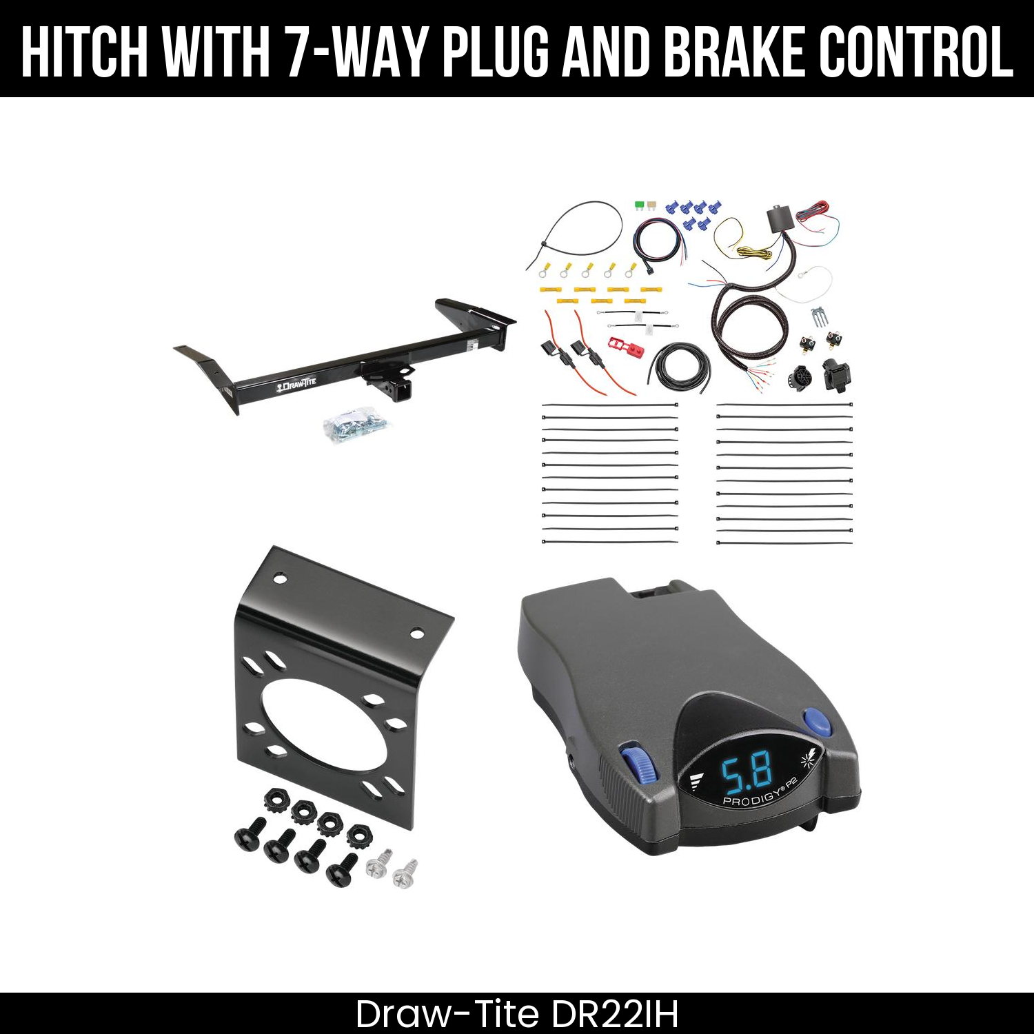 Trailer Hitch , 7-Way , Tekonsha Prodigy P2 Brake Control